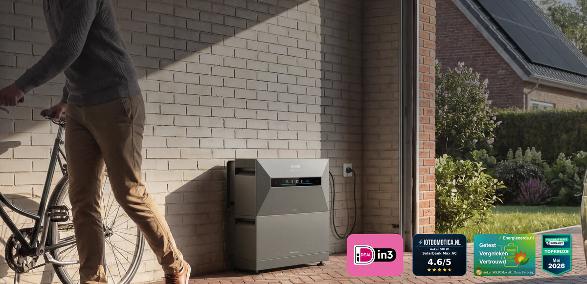Anker SOLIX Solarbank Max AC | 7kWh Plug-in Thuisbatterij