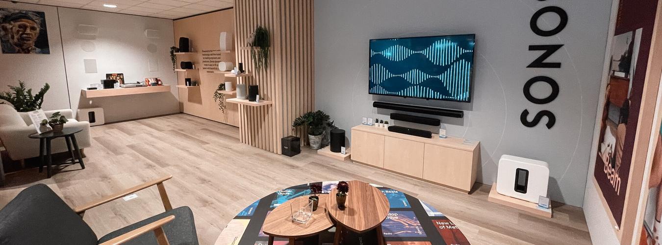 Ontdek de ultieme luisterervaring in de Sonos luisterruimte