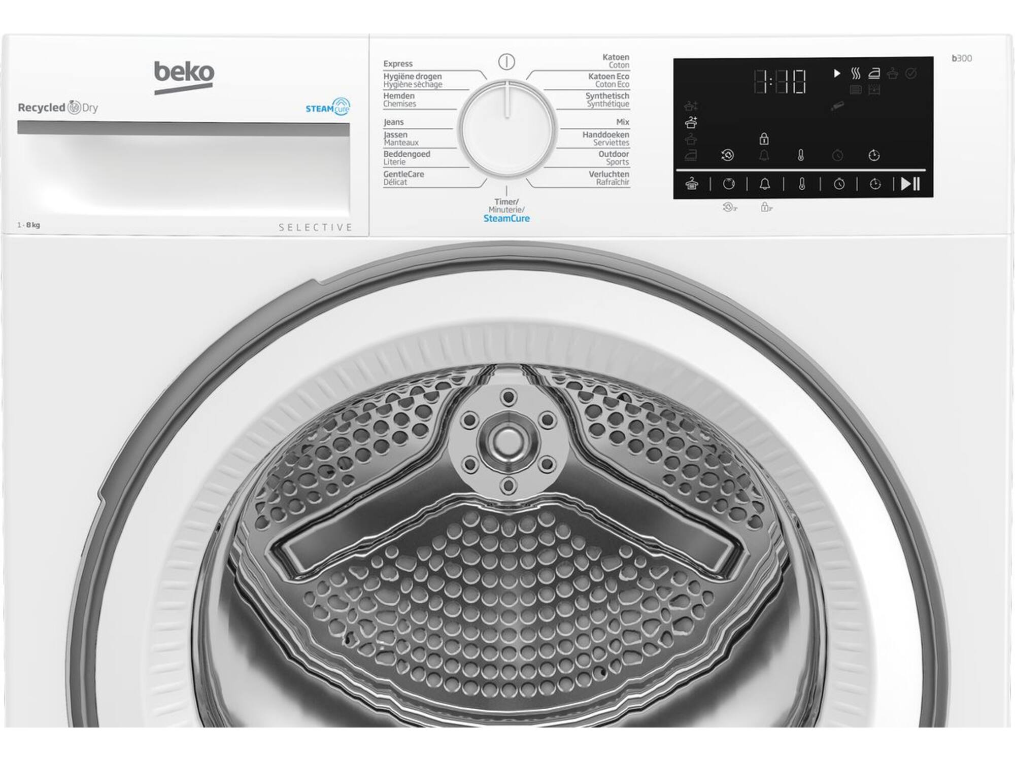 Beko B3T6823W2 SteamCure Selective