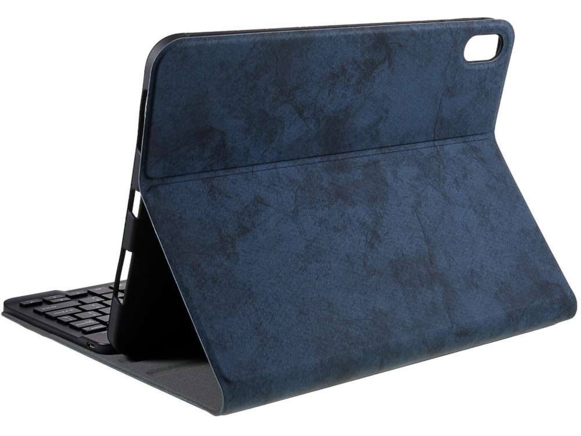 Just in Case Apple iPad 2022 Vintage Bluetooth Keyboard Cover Zwart