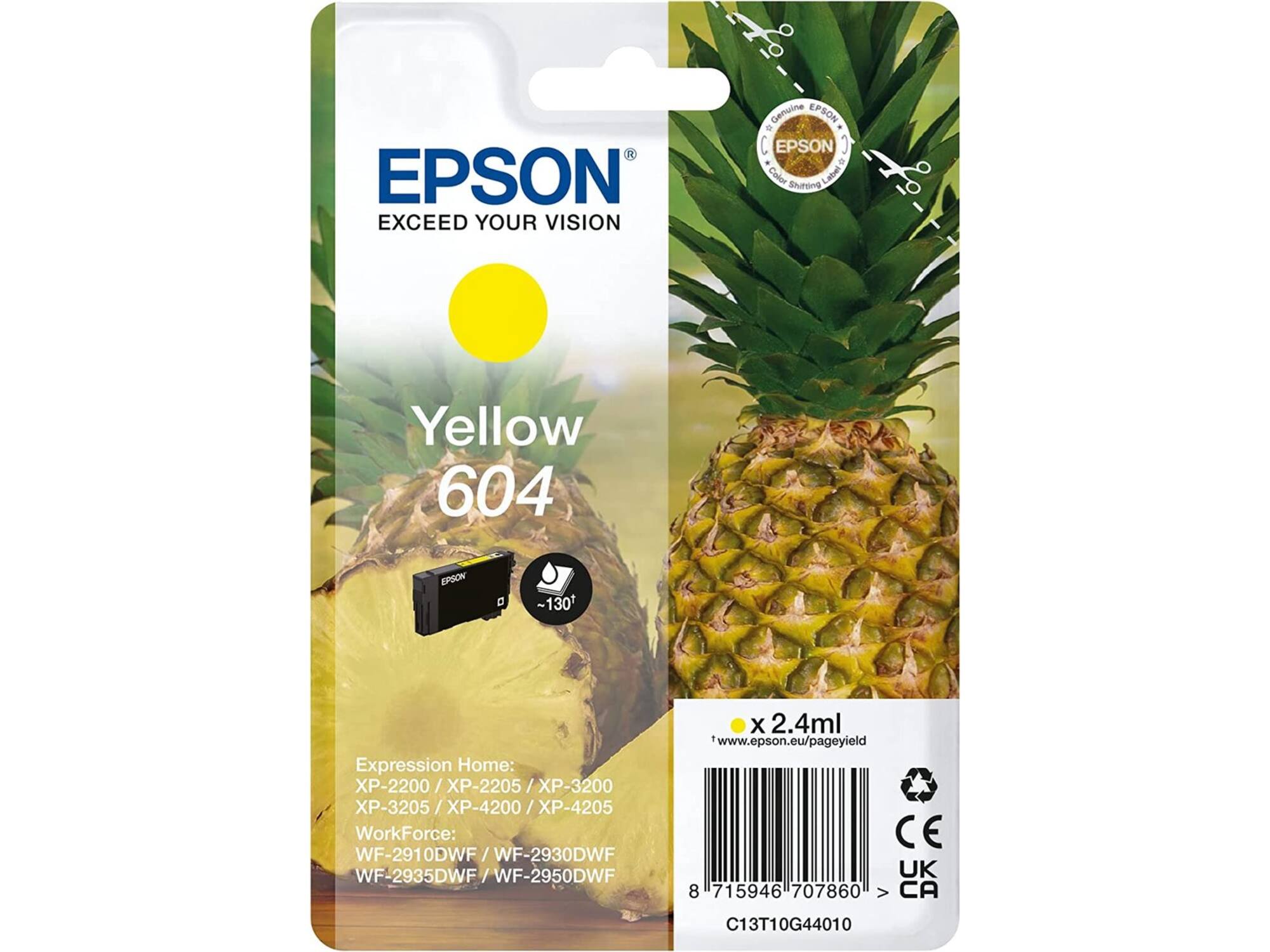 Epson 604 T10G44 Geel