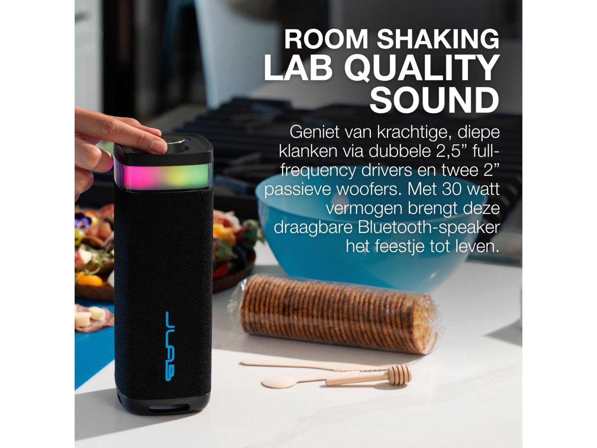 JLab JBuds Party Zwart