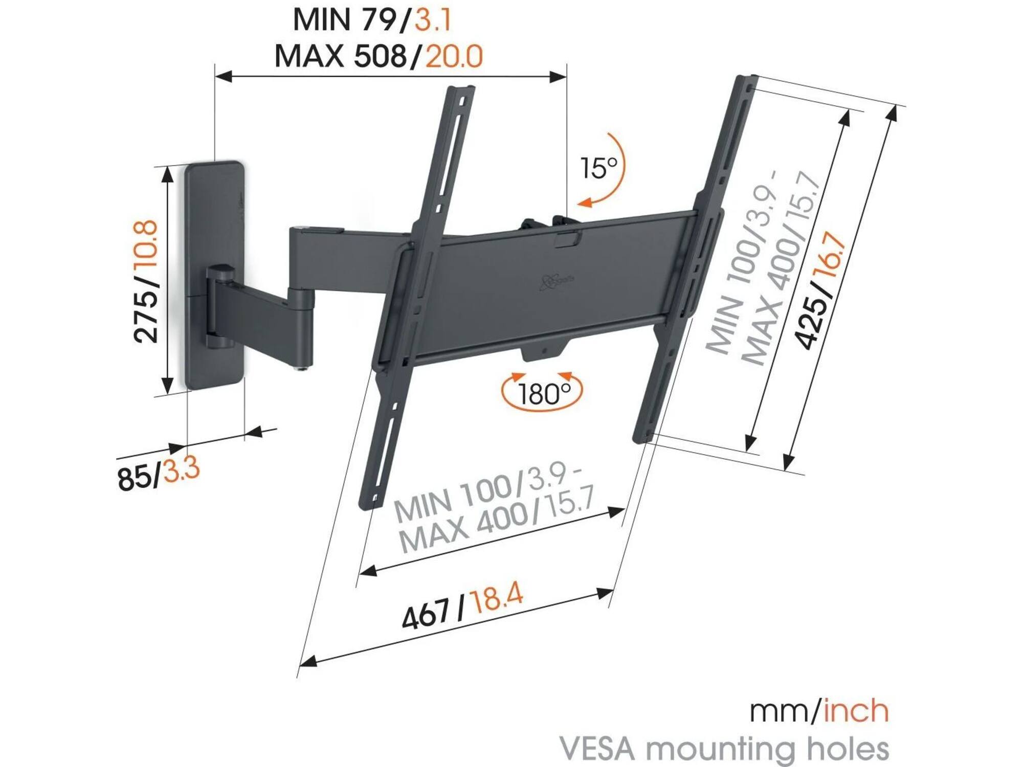 Vogel's TVM 1445 Full-Motion (32 - 65 inch)