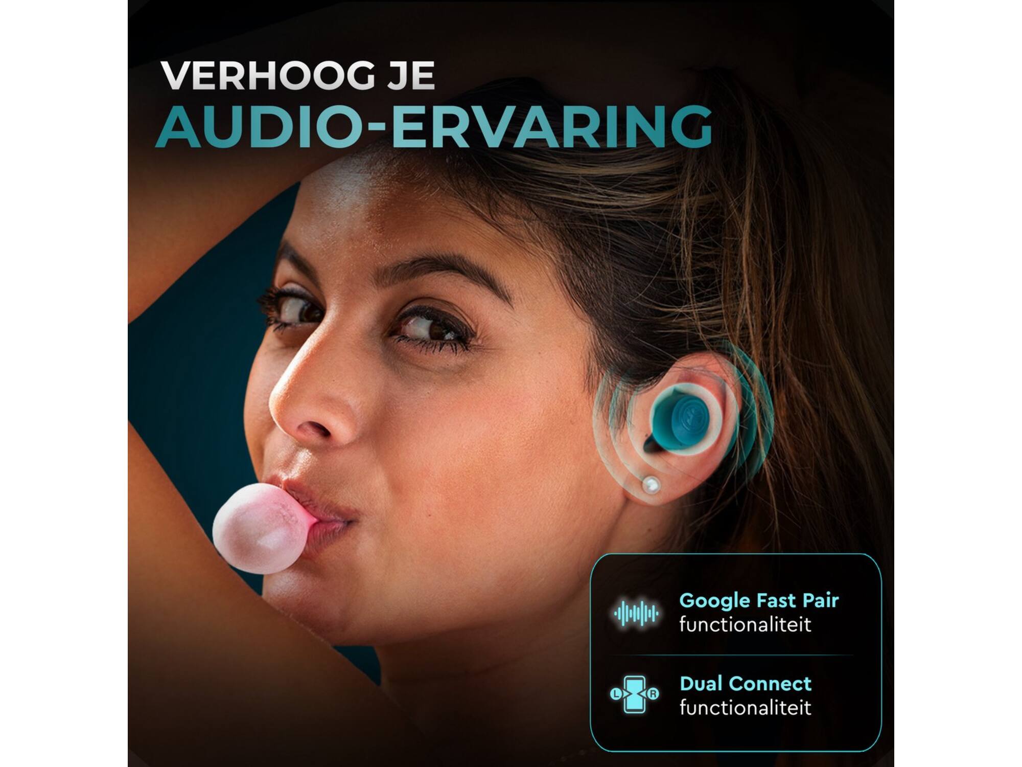 JLab Go Air Pop True Wireless Groen
