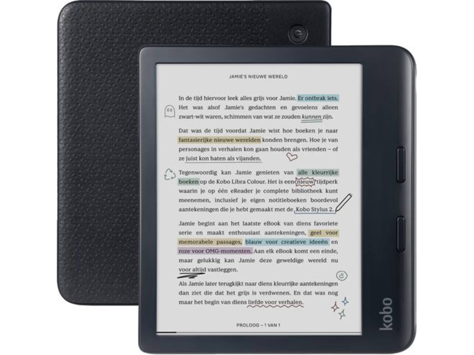 Kobo Libra Colour Zwart