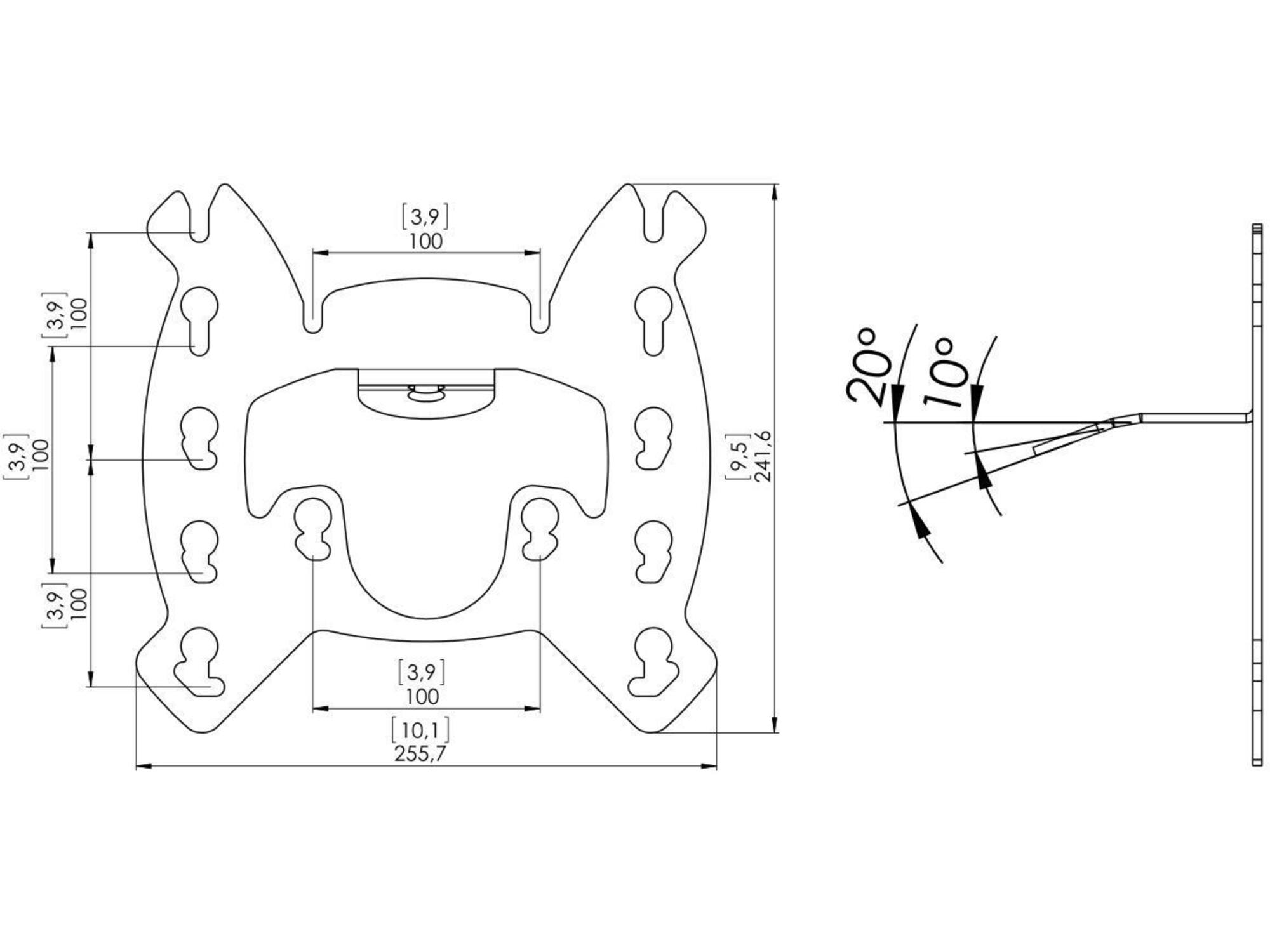 Vogel's PFI 3035 Display interface voor Connect-it systeem