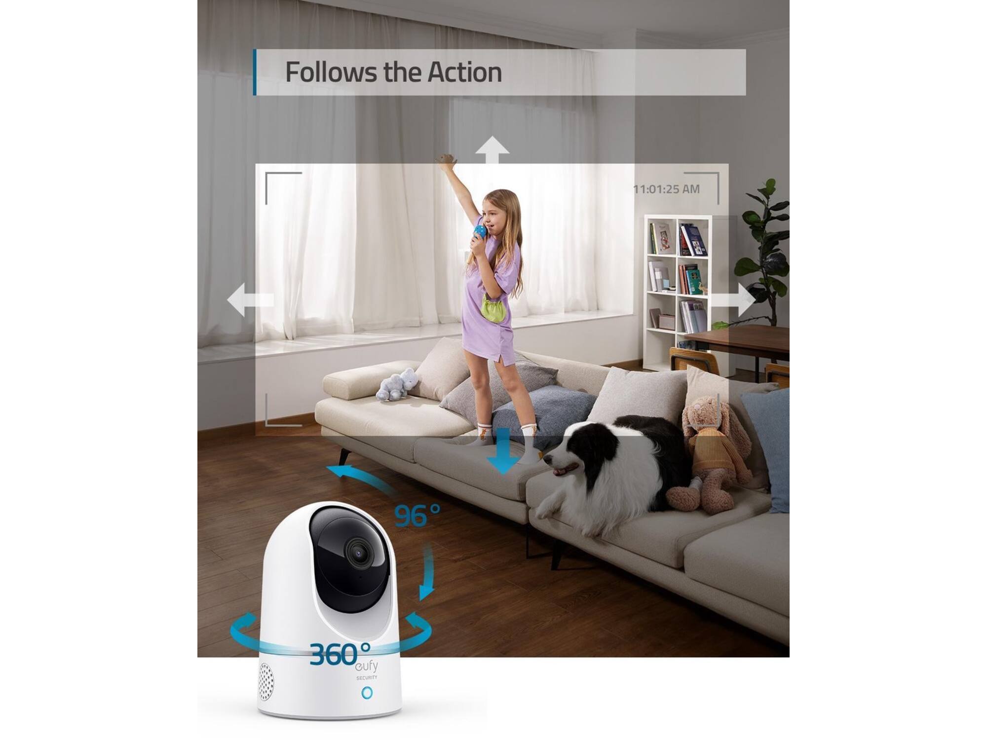 Eufy E220 Indoor Cam 2K Pan & Tilt