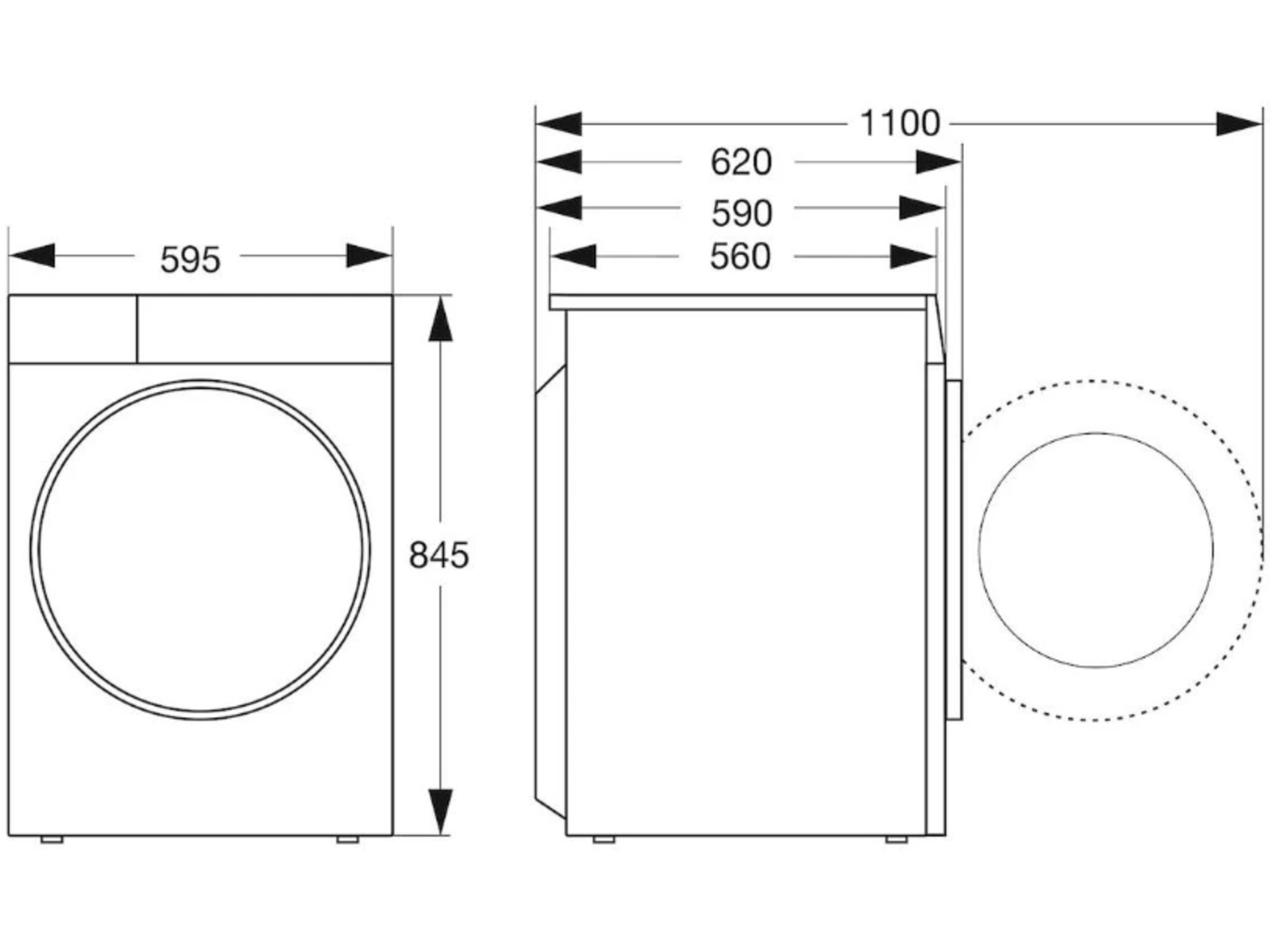 Hisense WF5S1043BW