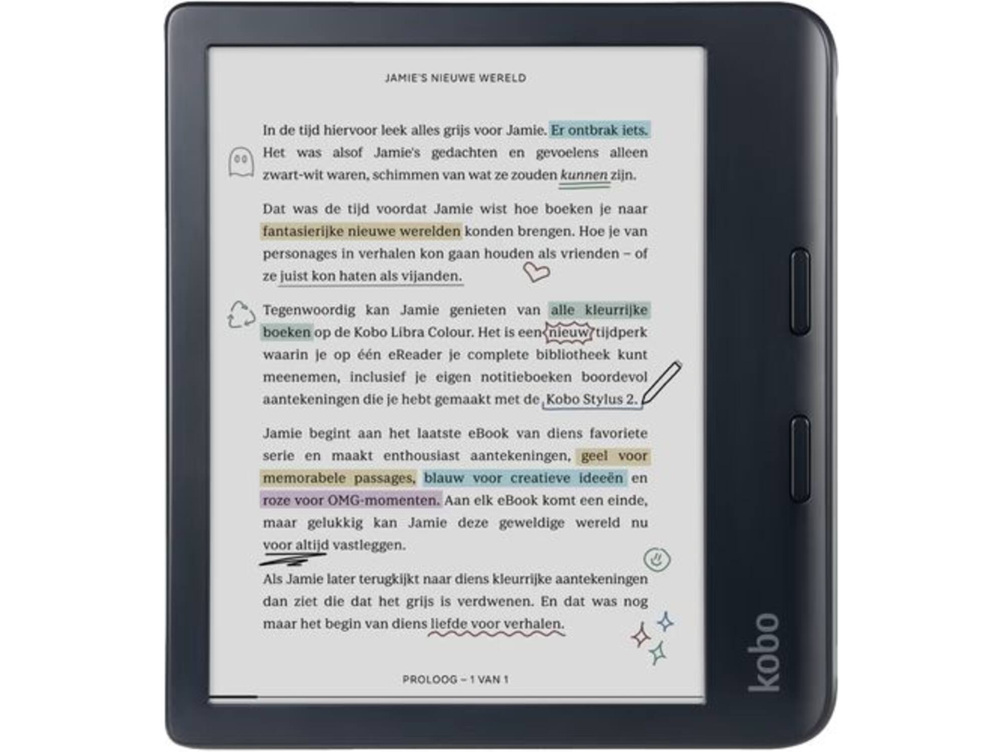 Kobo Libra Colour Zwart
