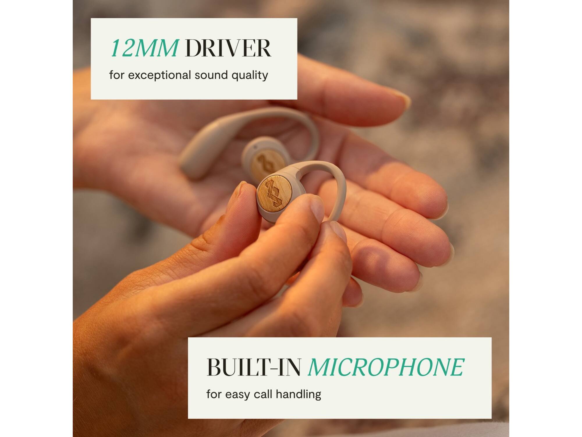 House of Marley Liberate Open-Ear True Wireless Cream