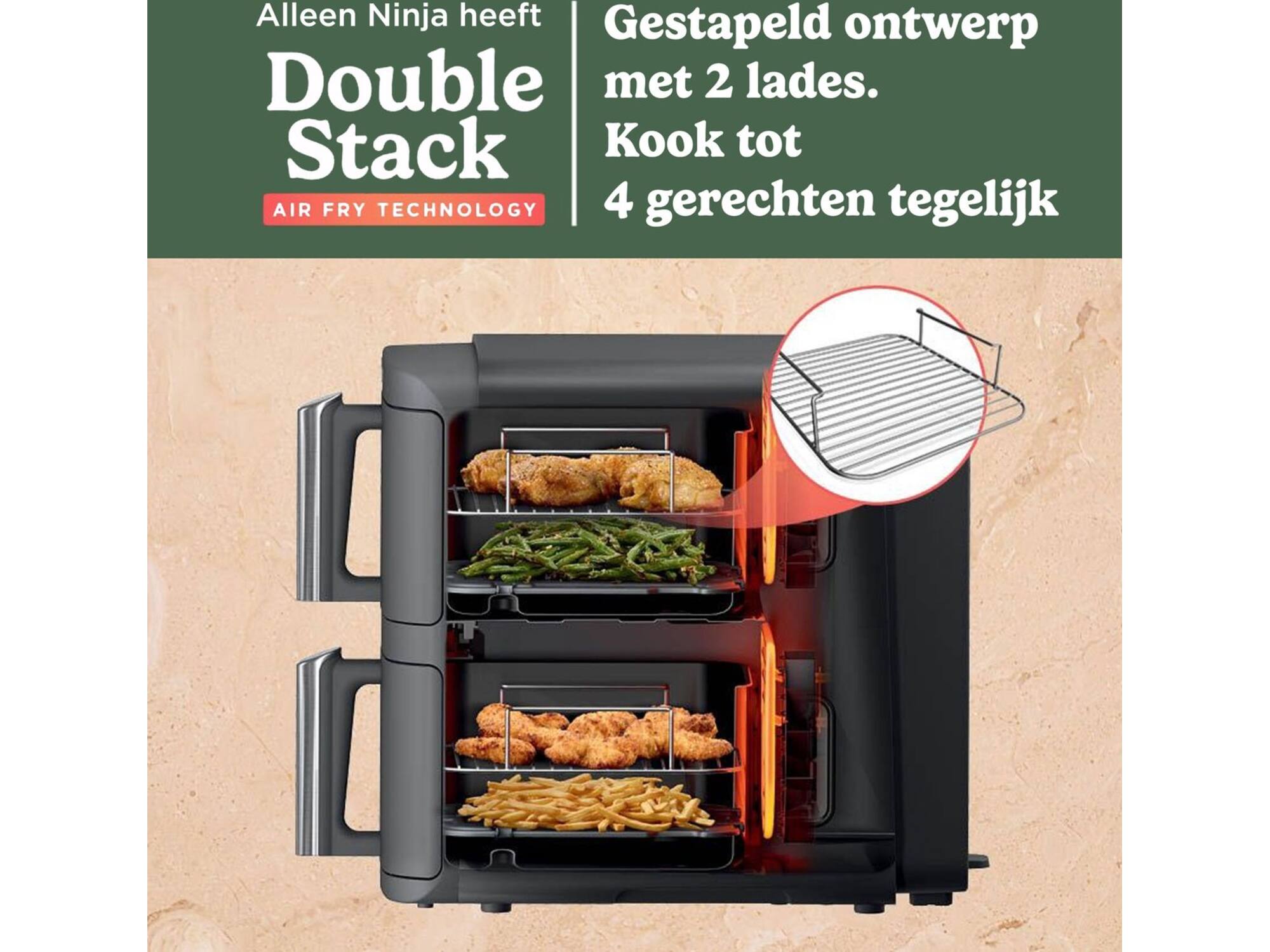 Ninja Double Stack XL 2-Drawer SL400EU