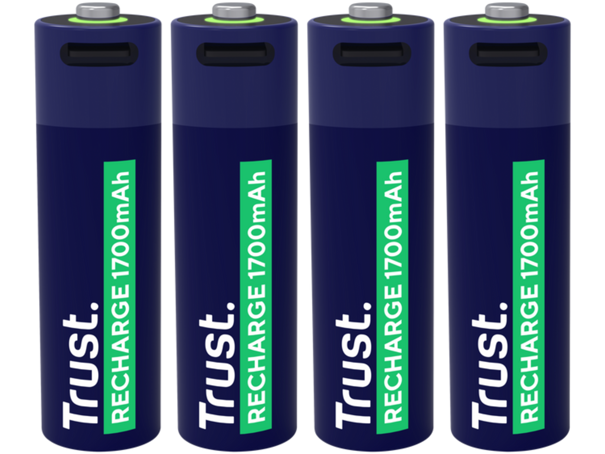 Trust USB-C oplaadbare AA-batterijen (4-pack)