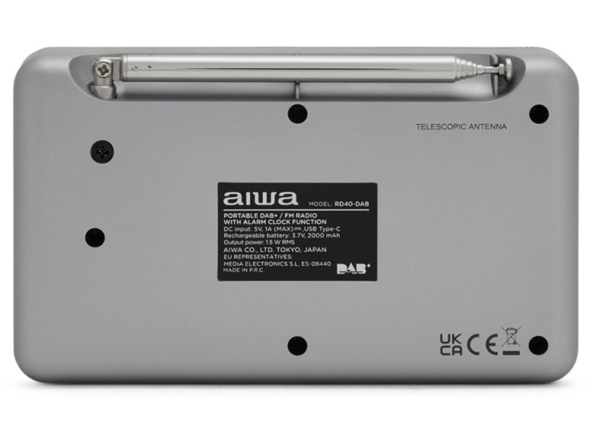 Aiwa RD-40DAB/SL Zilver