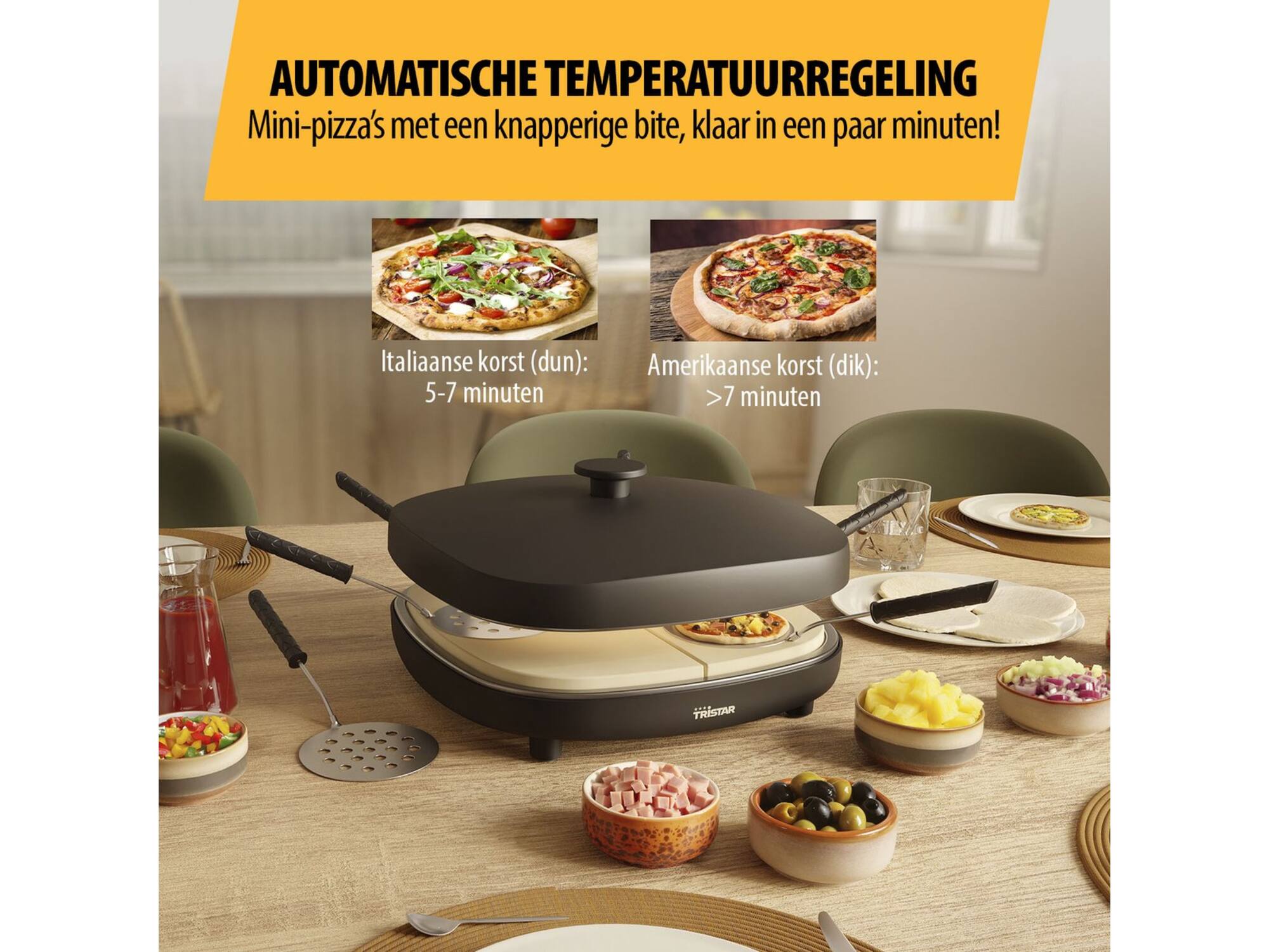 Tristar PZ-9176 Pizza Family 6