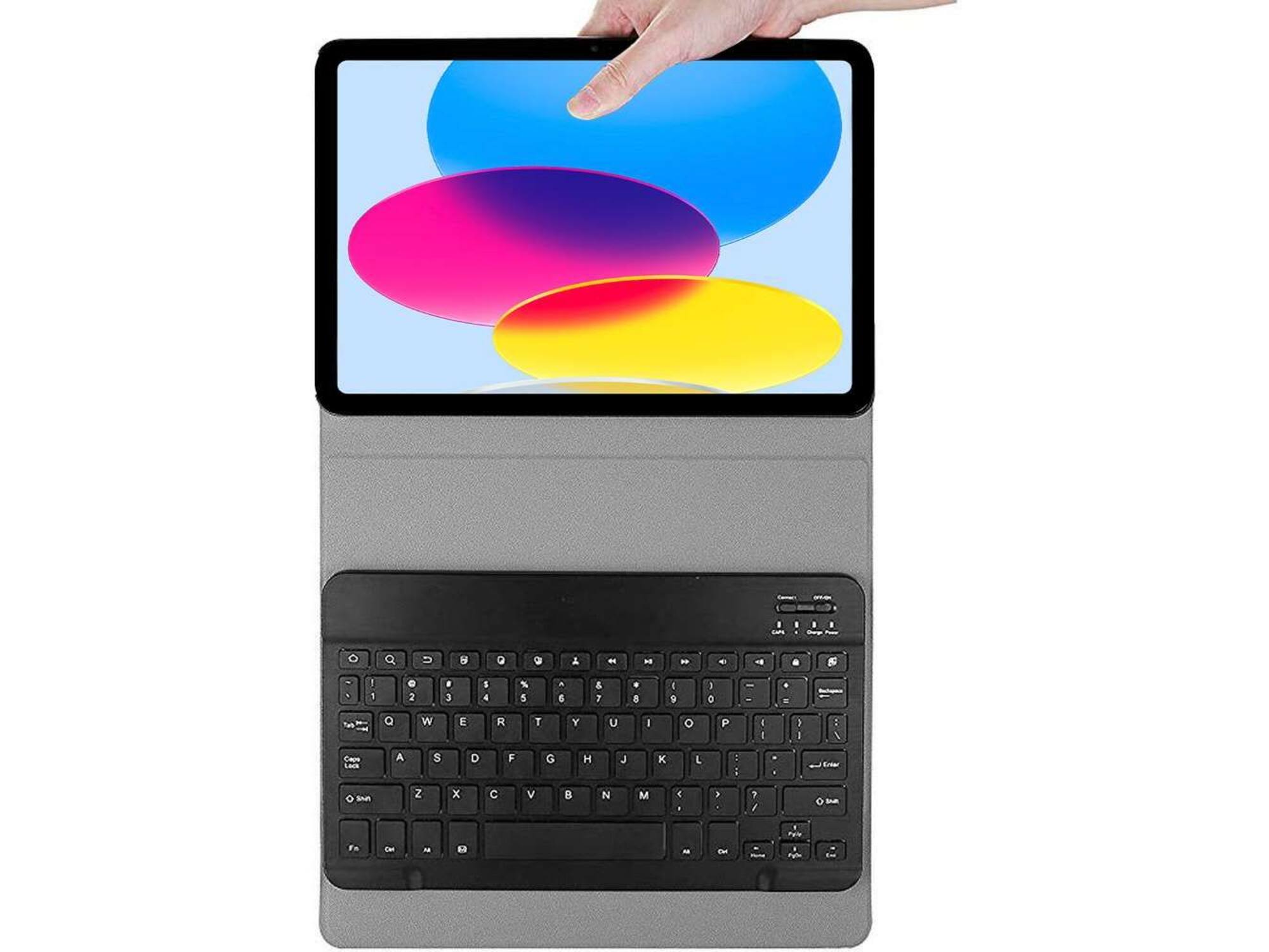 Just in Case Premium Bluetooth Keyboard Cover - Apple iPad 2022 - Zwart