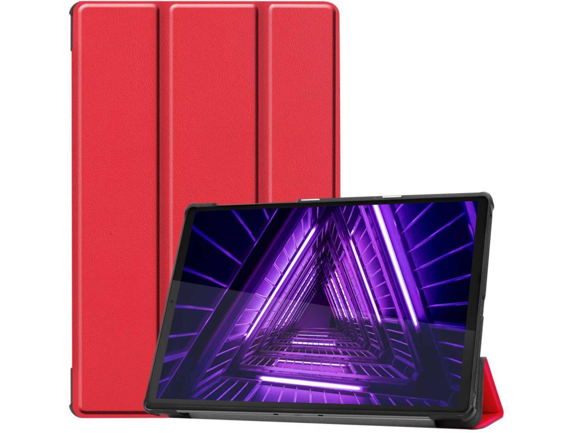 Just in Case Smart Tri-Fold Case - Lenovo M10HD - Rood