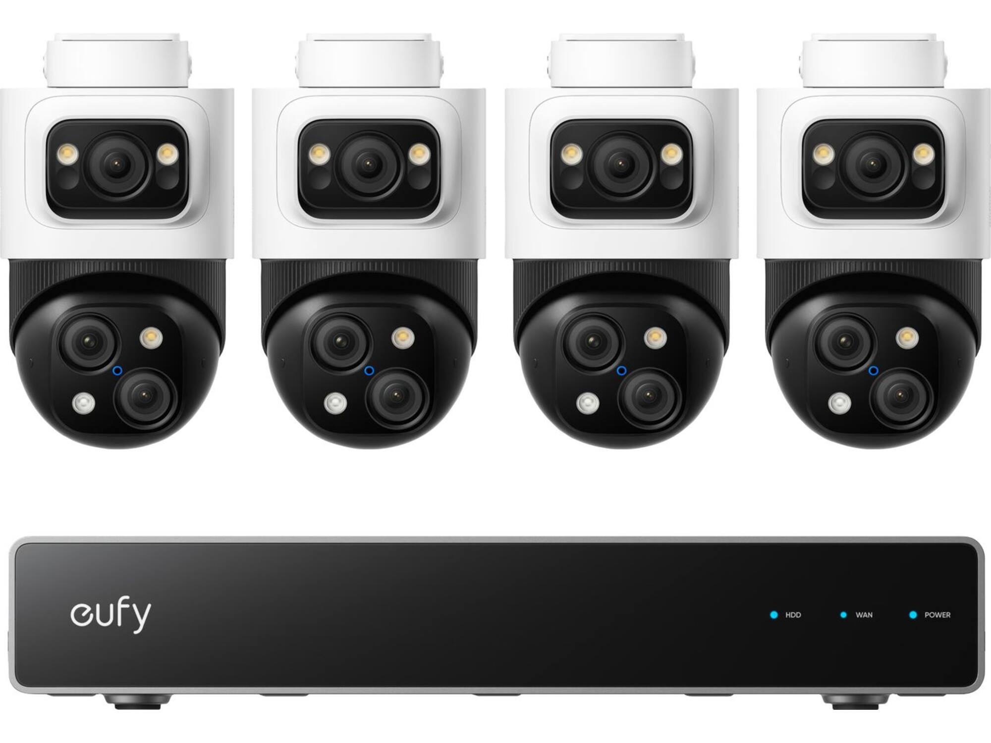 Eufy PoE NVR Security System S4 (NVR + 4x S4 Cam)