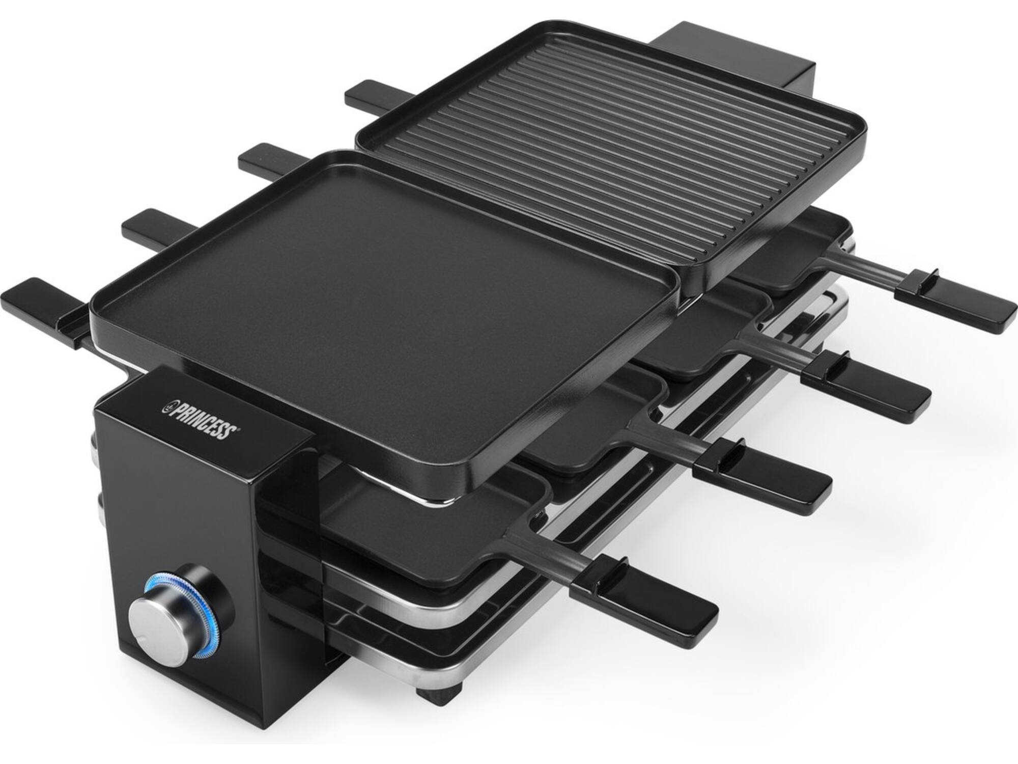 Princess 162925 Raclette Piano Black 8