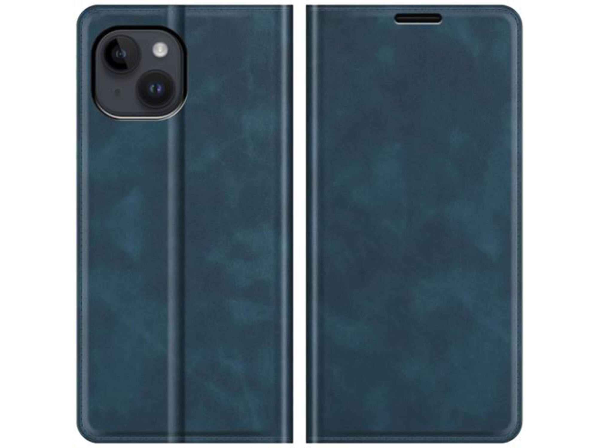 Just in Case Wallet Magnetic hoesje Blauw voor iPhone 14