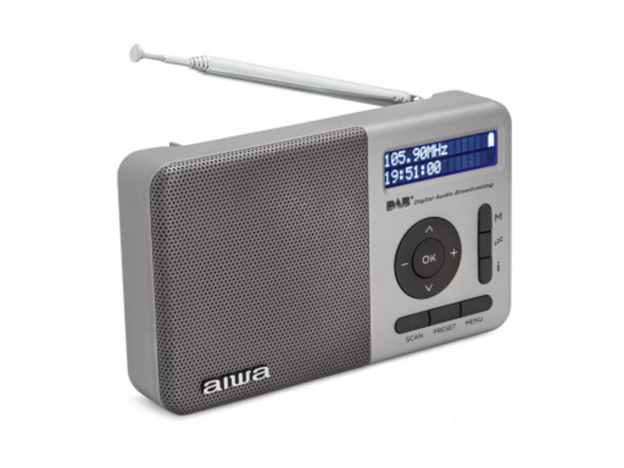 Aiwa RD-40DAB/SL Zilver