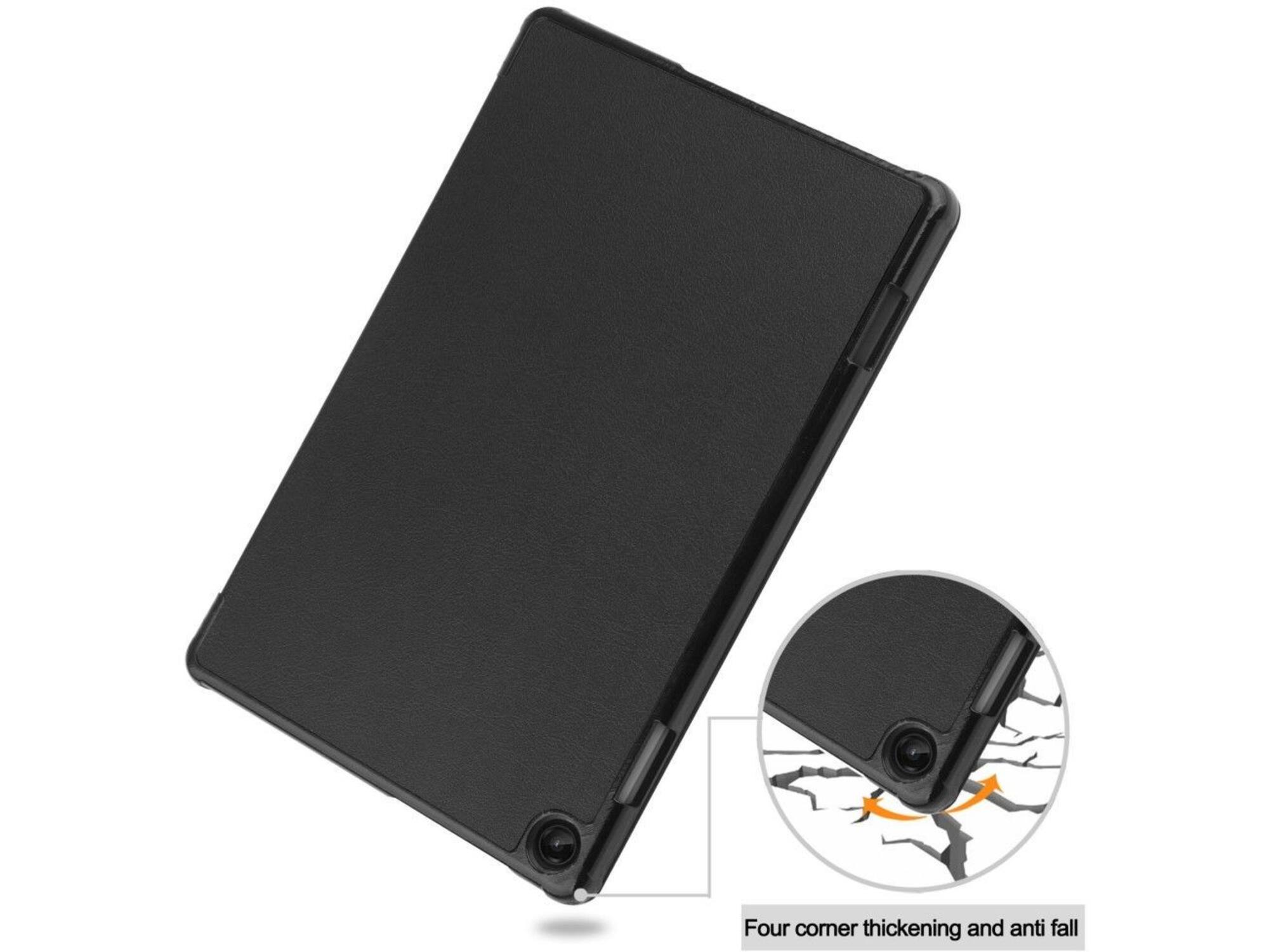 Just in Case Smart Tri-Fold Case - Lenovo M10 - Zwart