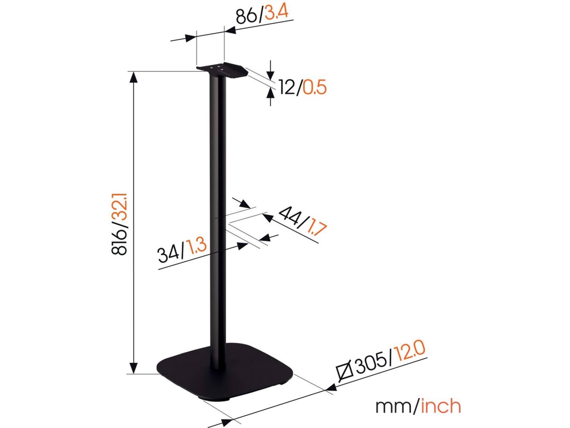 Vogel's SFS 4133 voor Sonos Era 300 Zwart