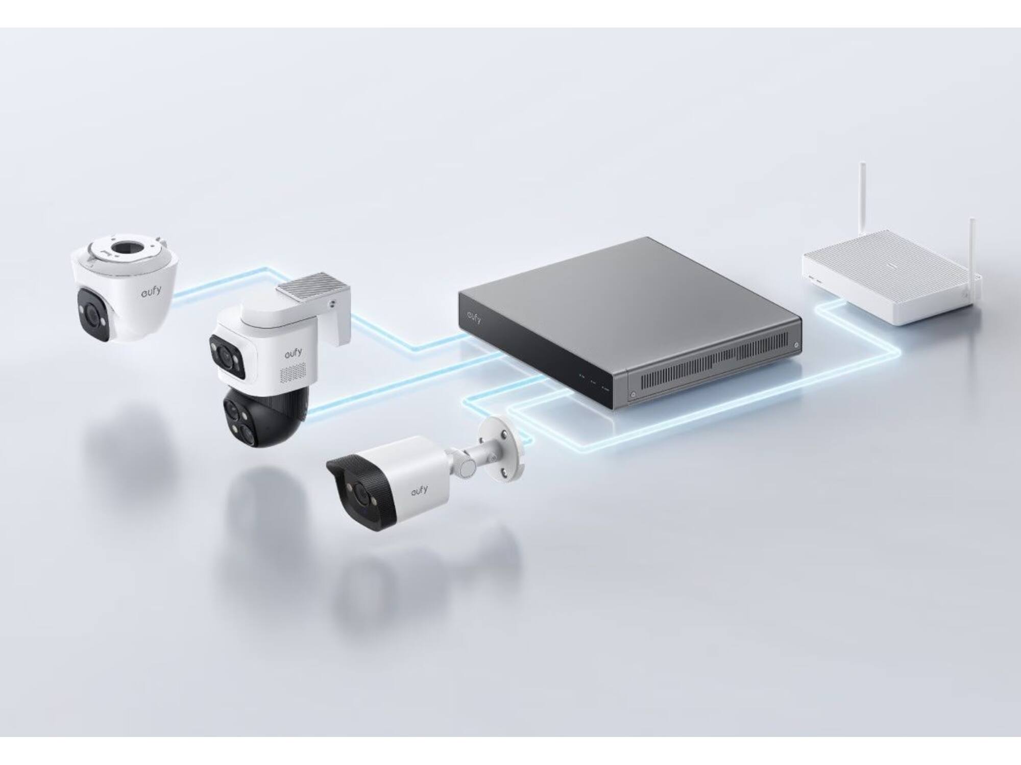 Eufy PoE NVR Security System E40 (NVR + 4x E40 Cam)