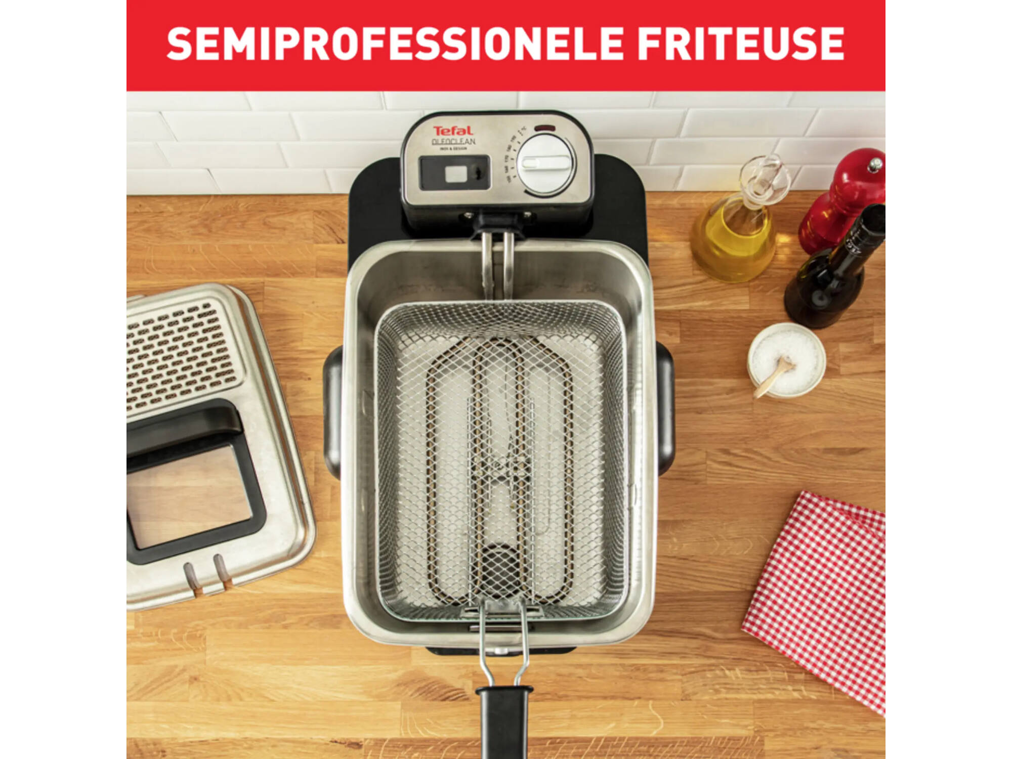 Tefal Oleoclean Pro Inox & Design FR8040