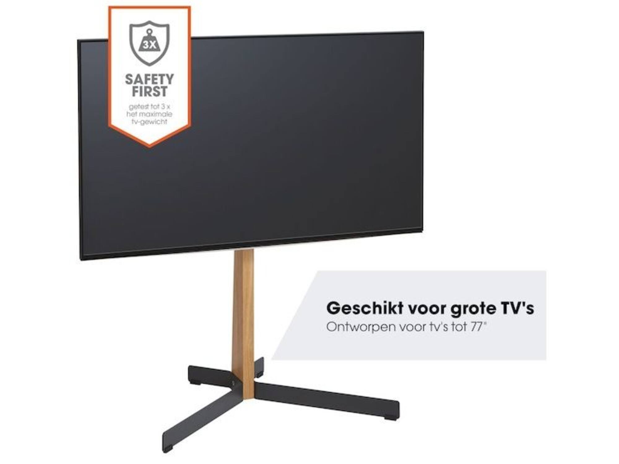 Vogel's TVS 3695B Zwart TV Vloerstandaard (40-77 Inch)