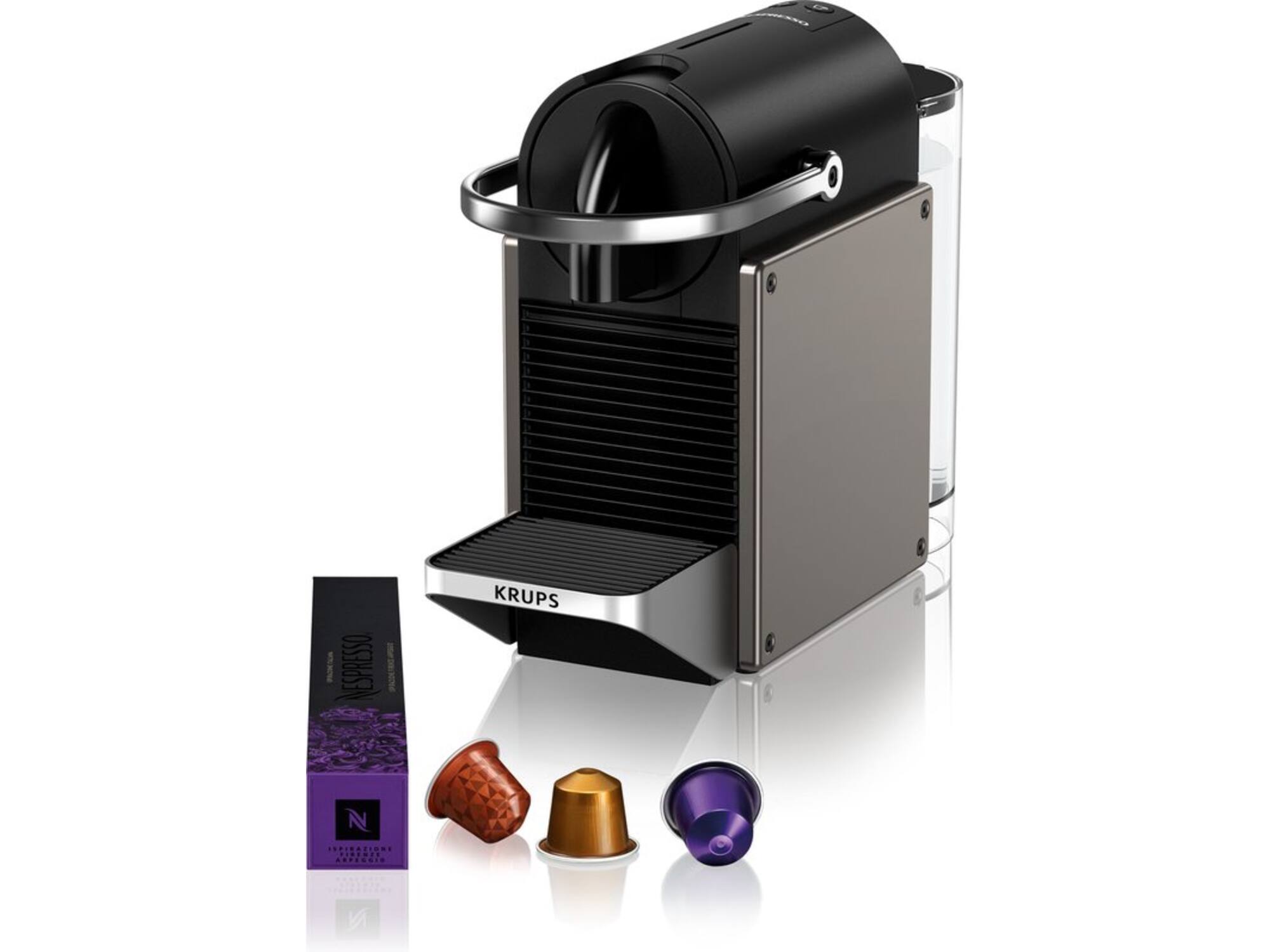 Krups Nespresso Pixie XN306T Titanium