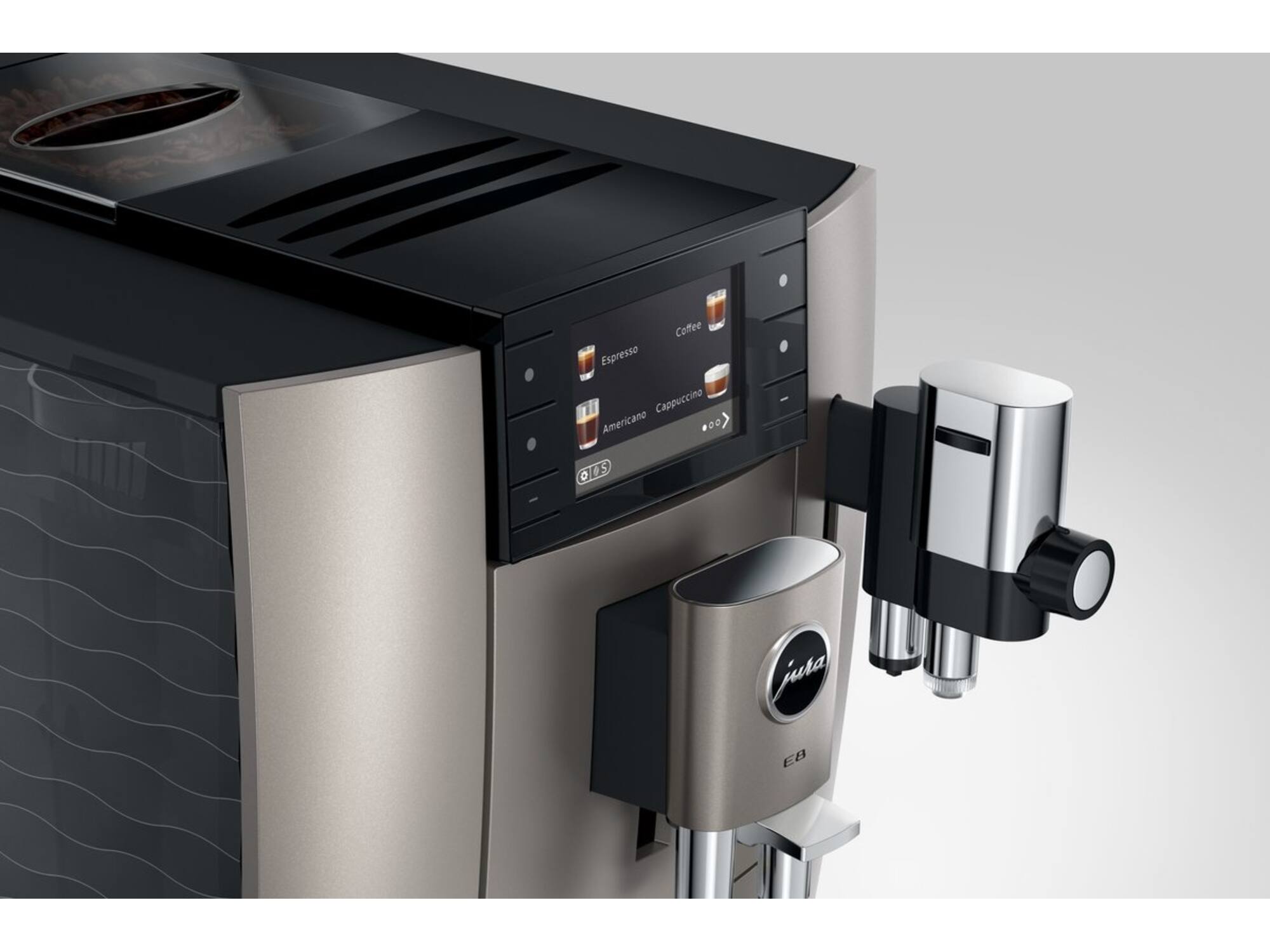 JURA E8 Midnight Silver (ED)