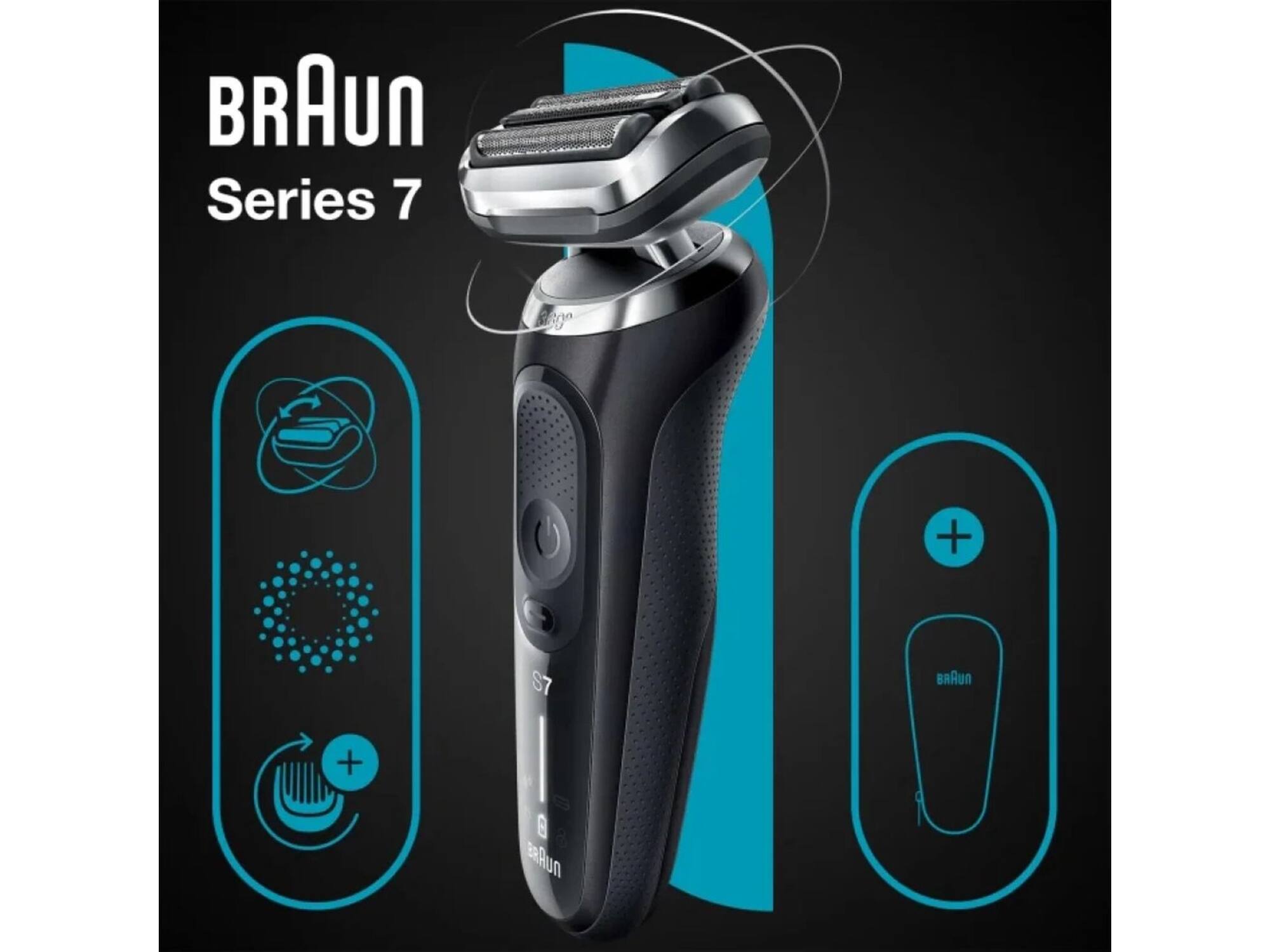 Braun Series 7 71-S1000s Wet & Dry Zwart