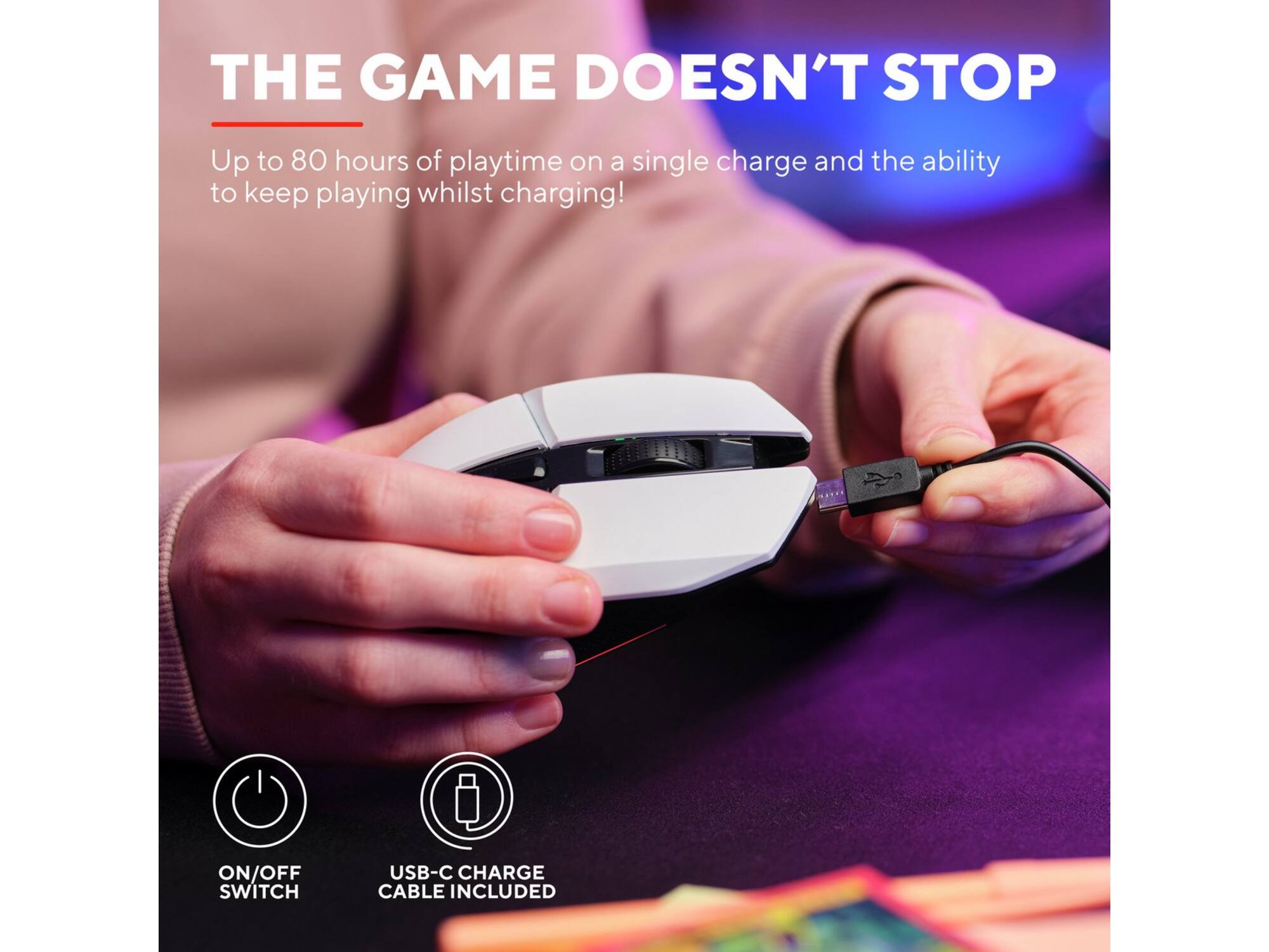Trust GXT 110W Felox Wit