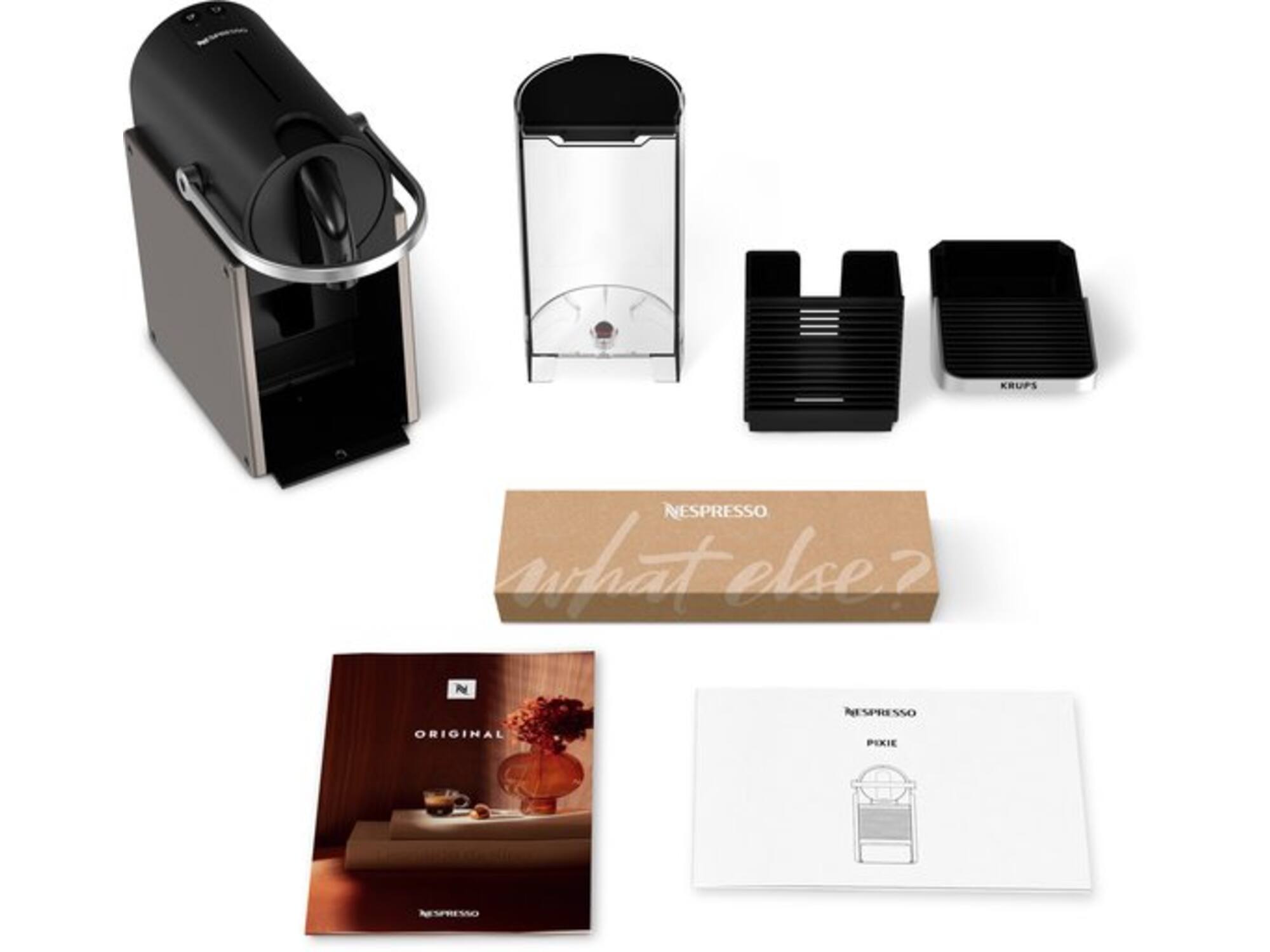 Krups Nespresso Pixie XN306T Titanium