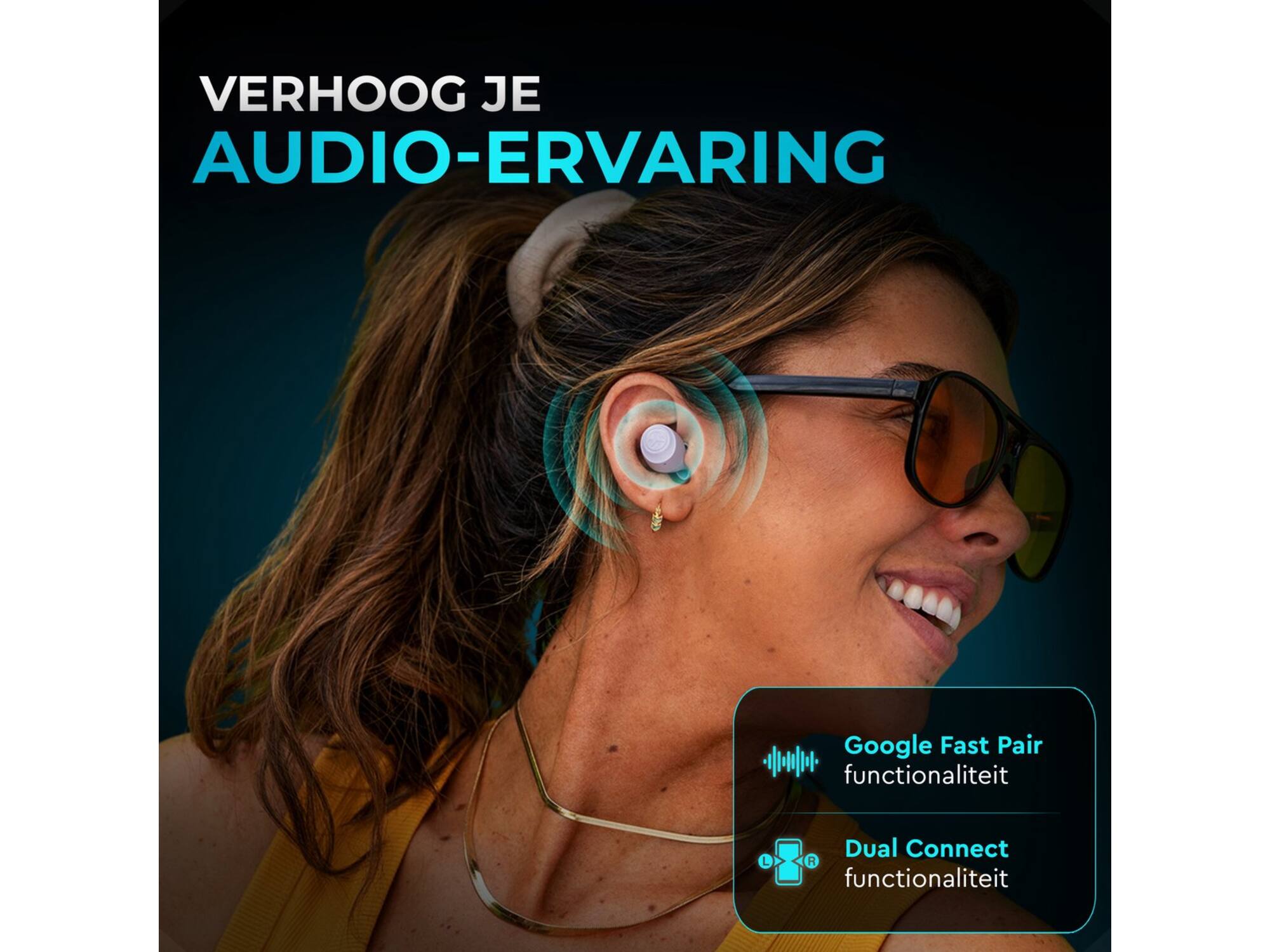 JLab Go Air Pop True Wireless Paars