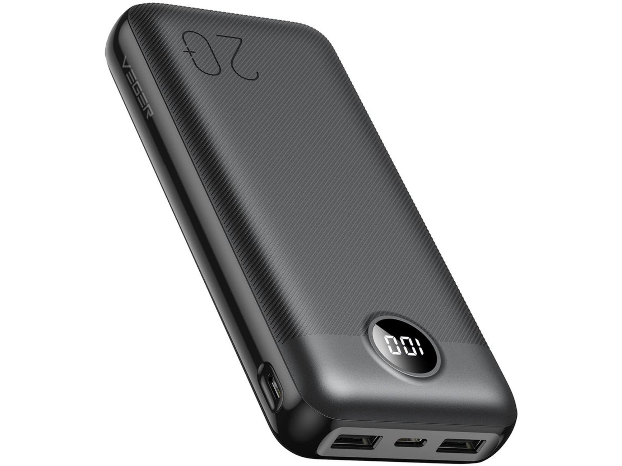 Veger L20S W2039PD 20.000 mAh Zwart