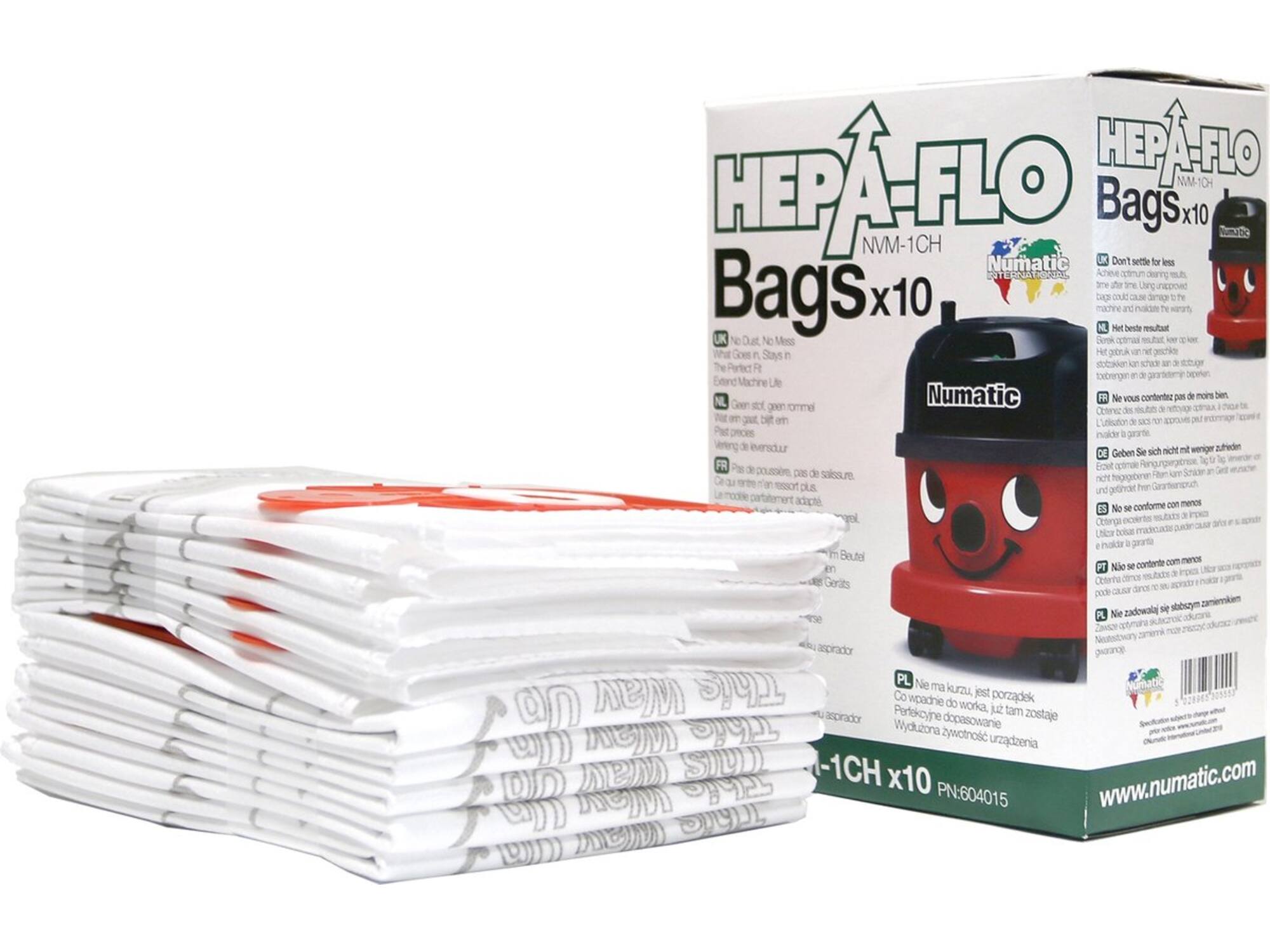 Numatic NVM-1CH Hepa-Flo (10 stuks)