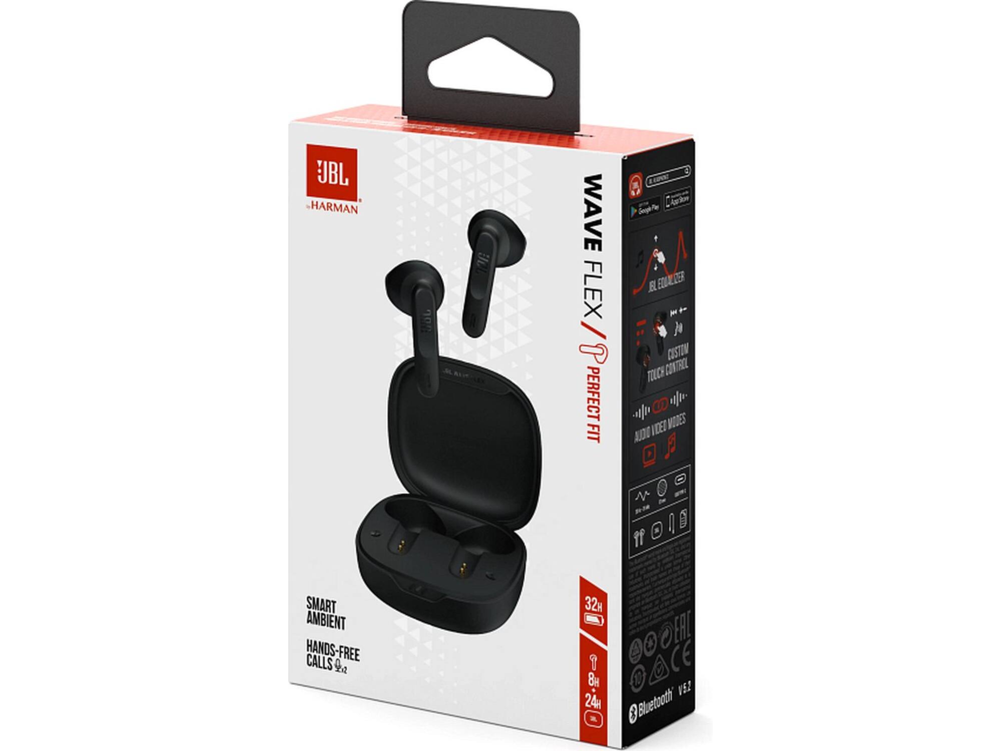 JBL Wave Flex Zwart