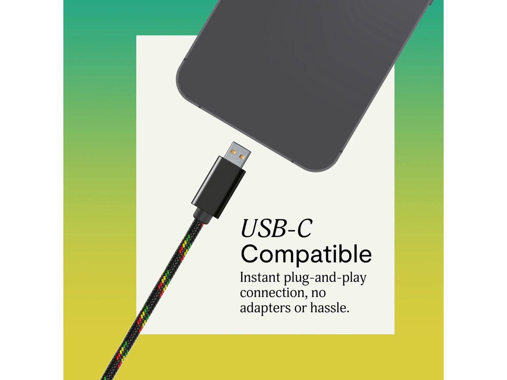 House of Marley Smile Jamaica USB-C Rasta