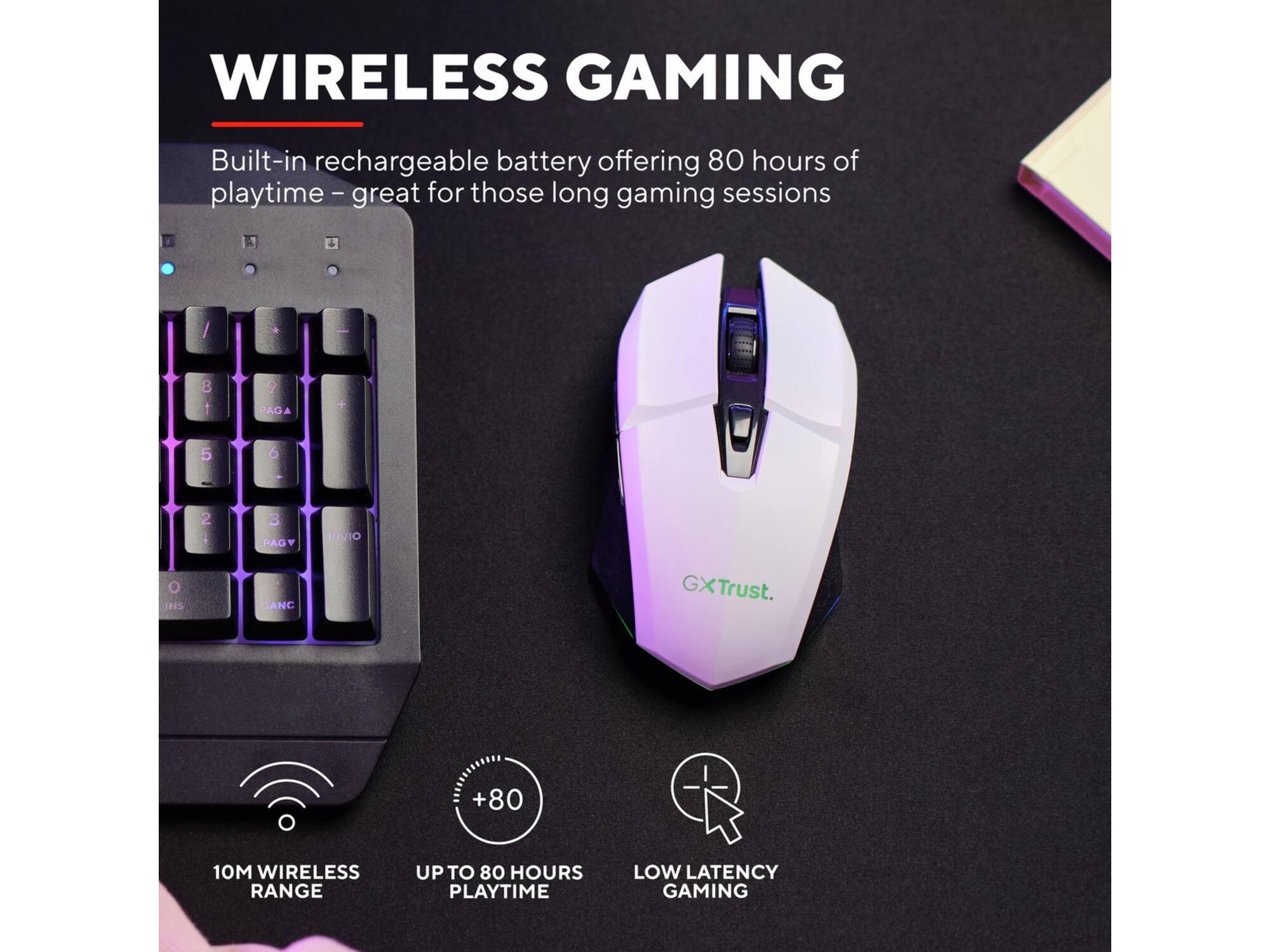 Trust GXT 110W Felox Wit