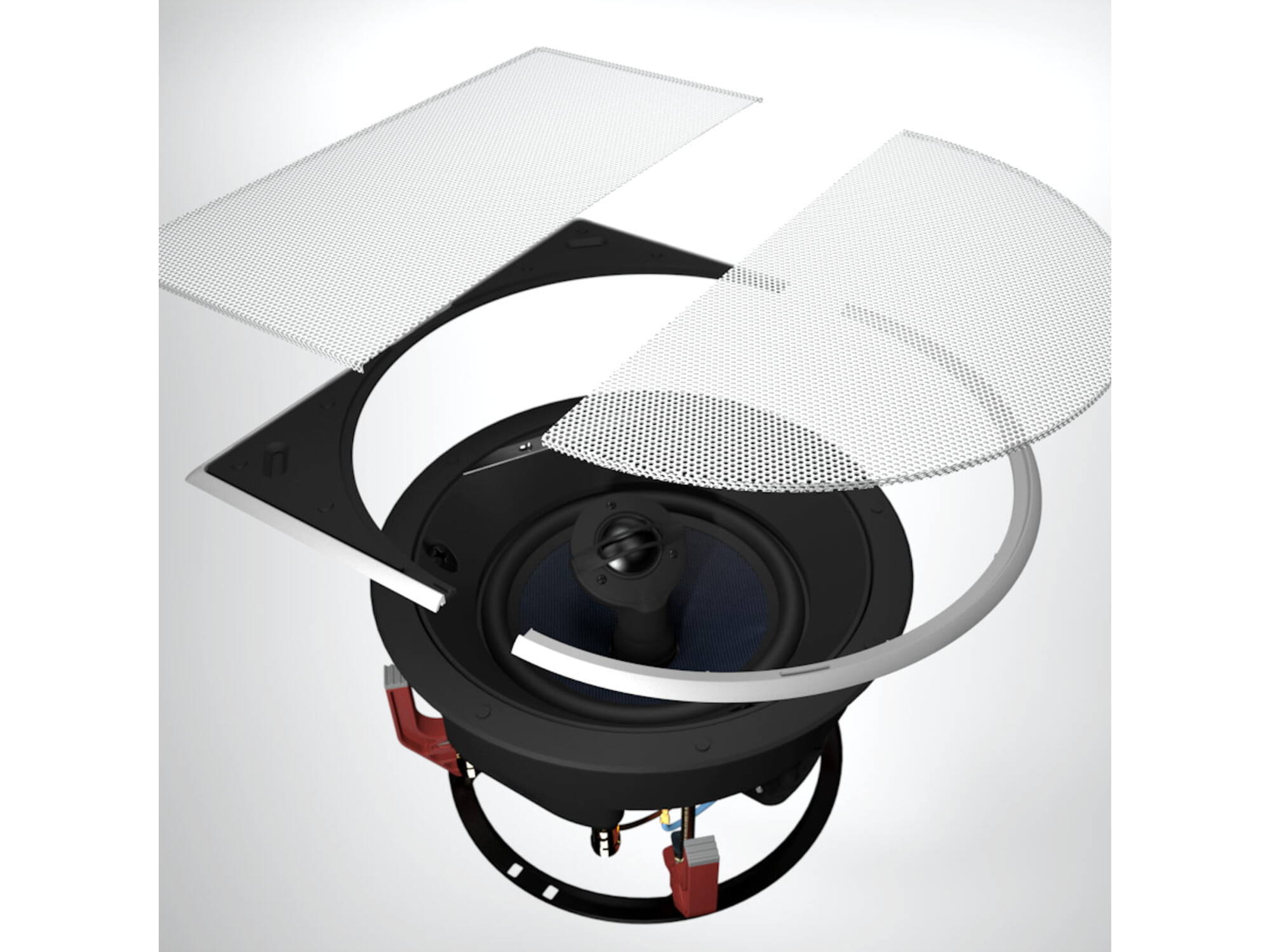 Bowers & Wilkins GR66SQ Square Grille voor 6” inbouw speakers