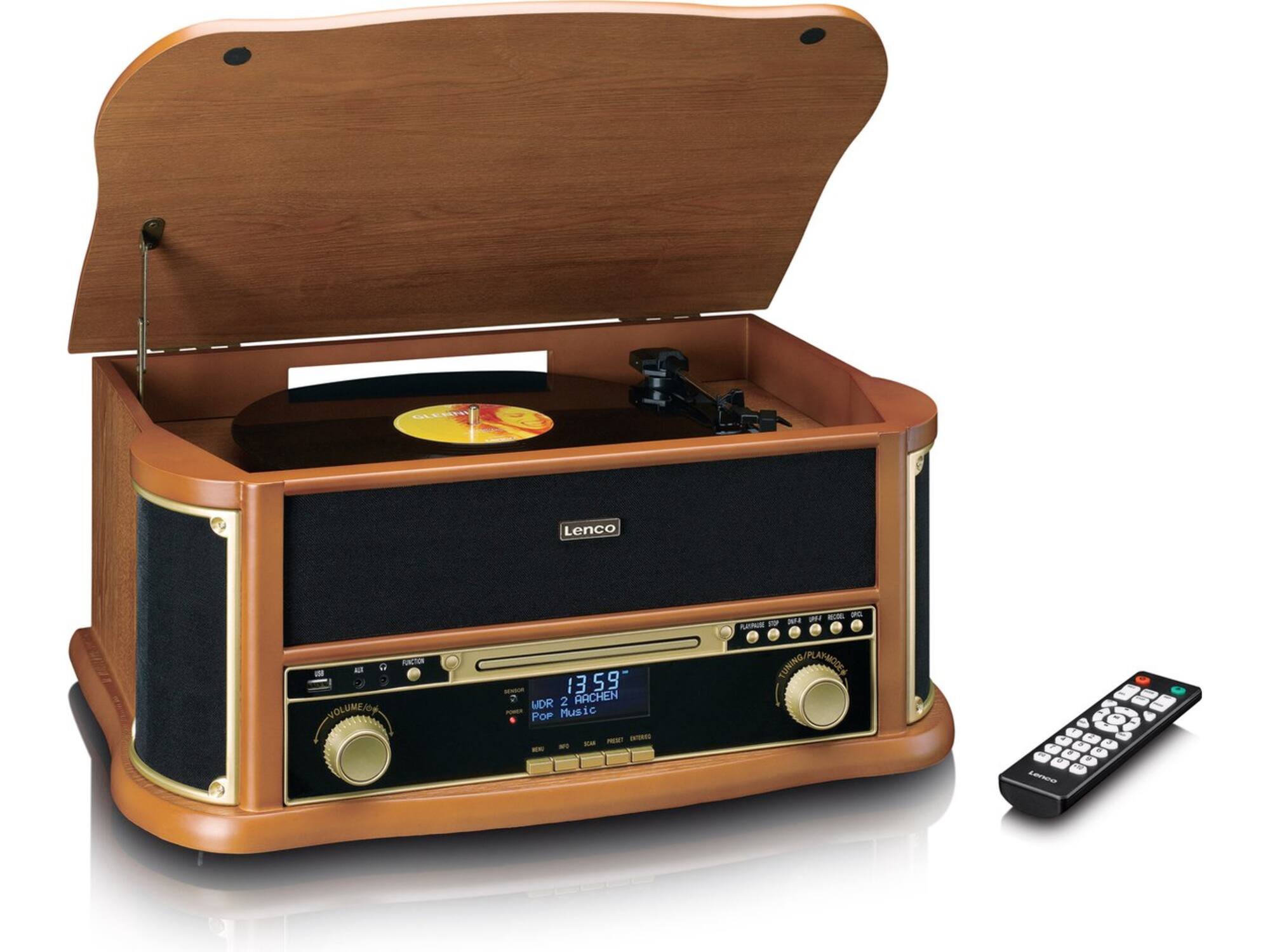Lenco Classic Phono TCD-2571WD