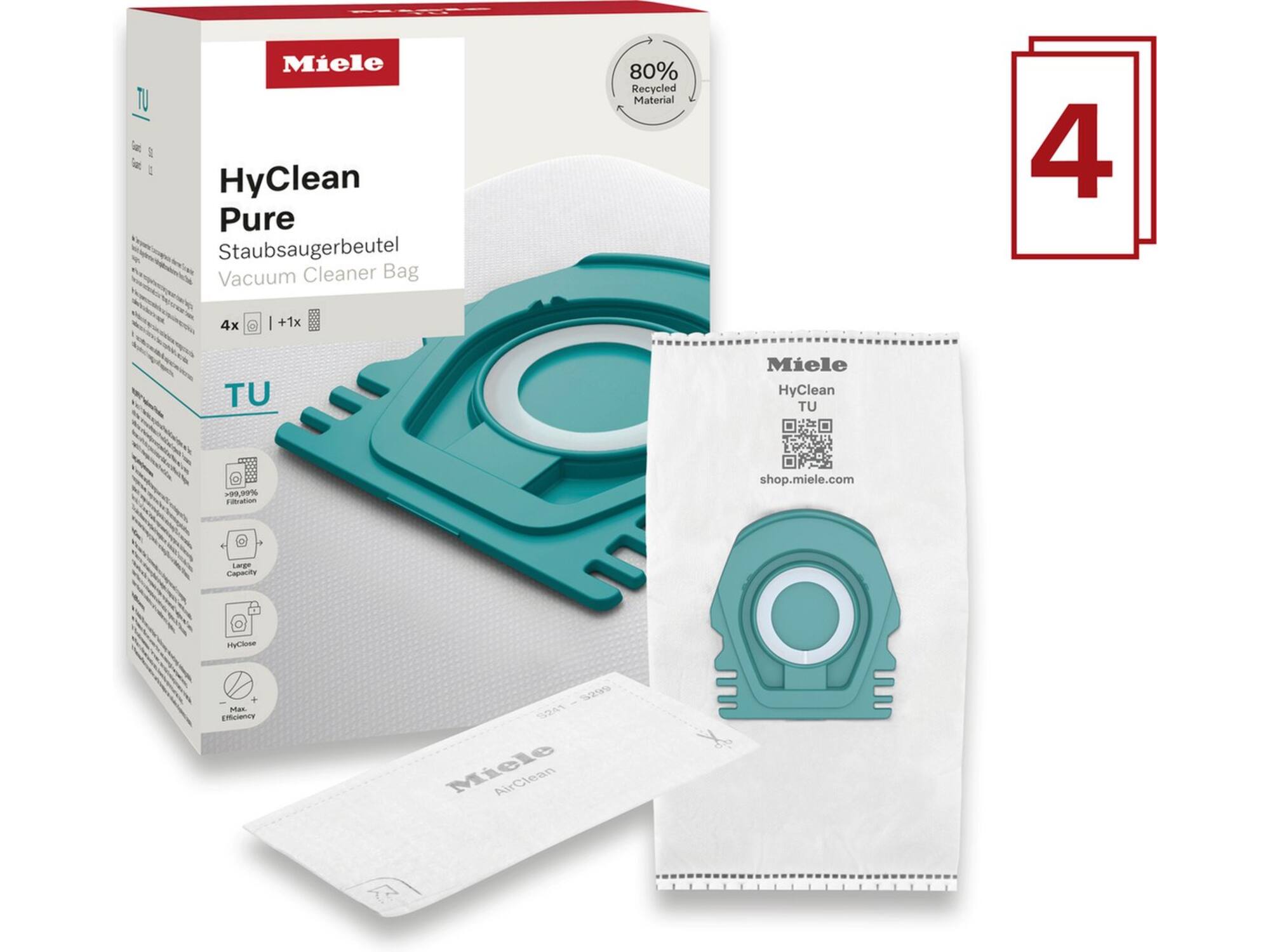 Miele HyClean Pure TU Stofzuigerzak