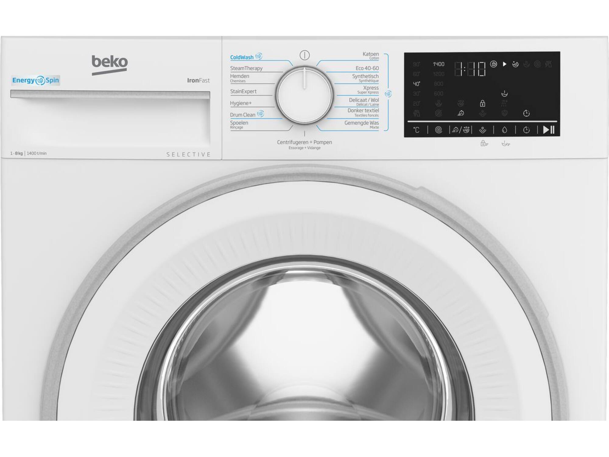 Beko B3WM4841W2 Selective Line EnergySpin