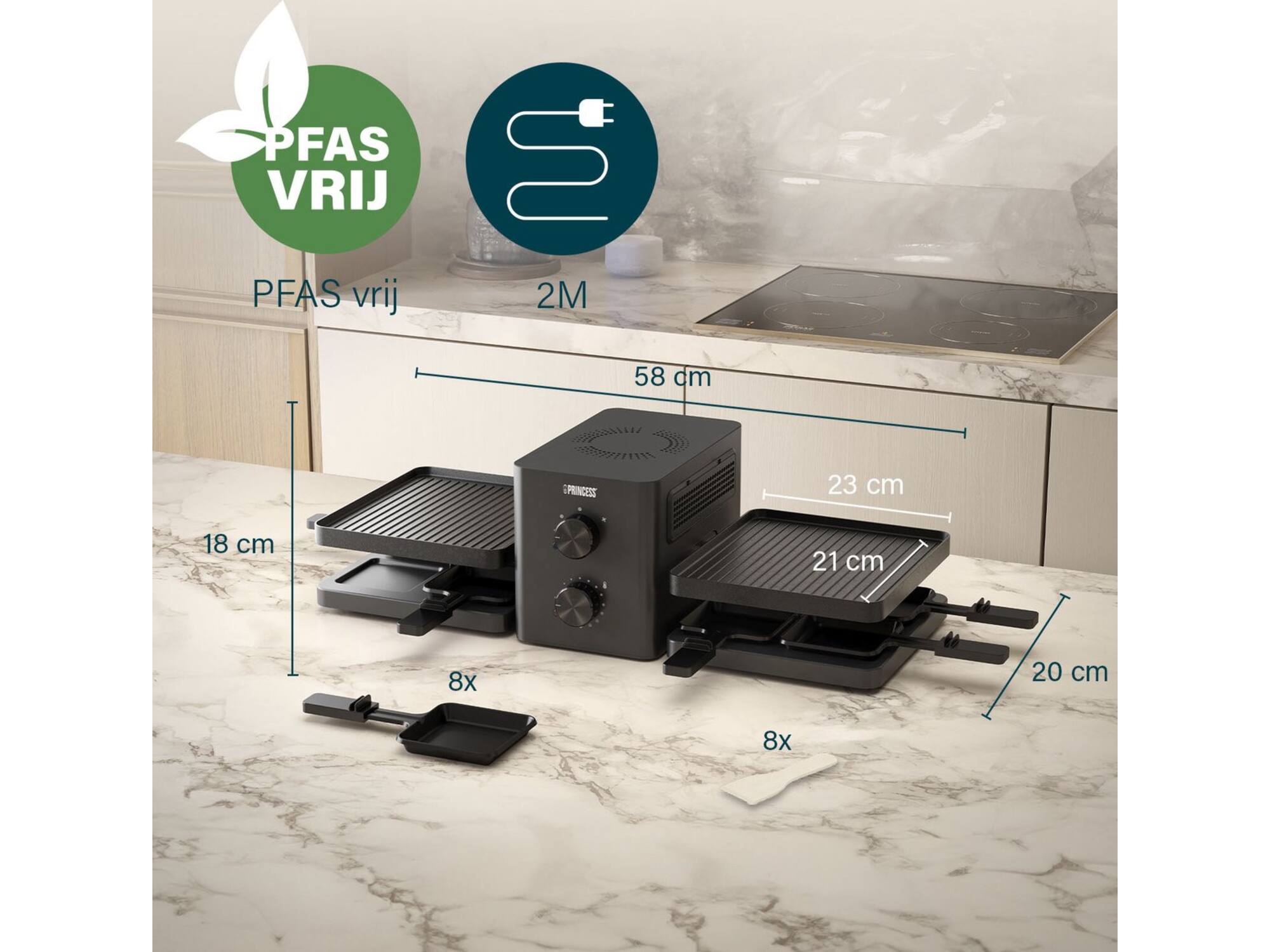 Princess 162660 Raclette Purify