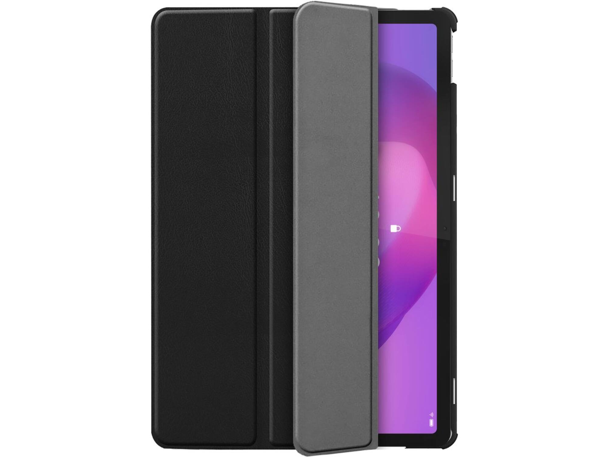 Just in Case Lenovo Idea Tab TriFold Smart Book Case Zwart