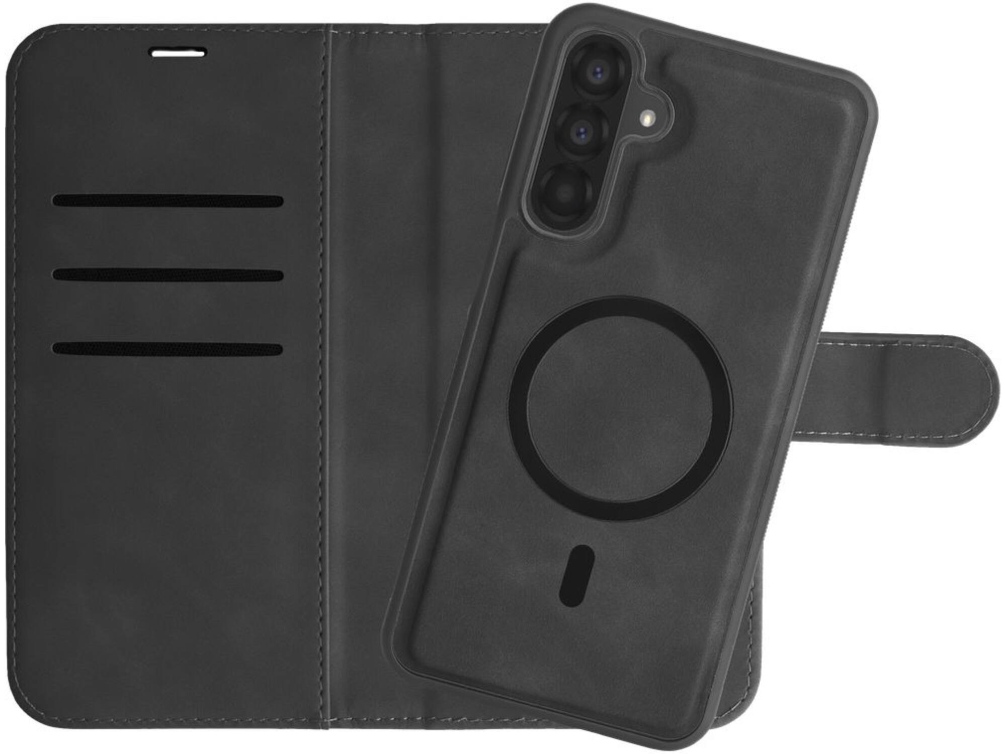 Just in Case PrimeWallet Case  Samsung Galaxy A57 PU leer Zwart