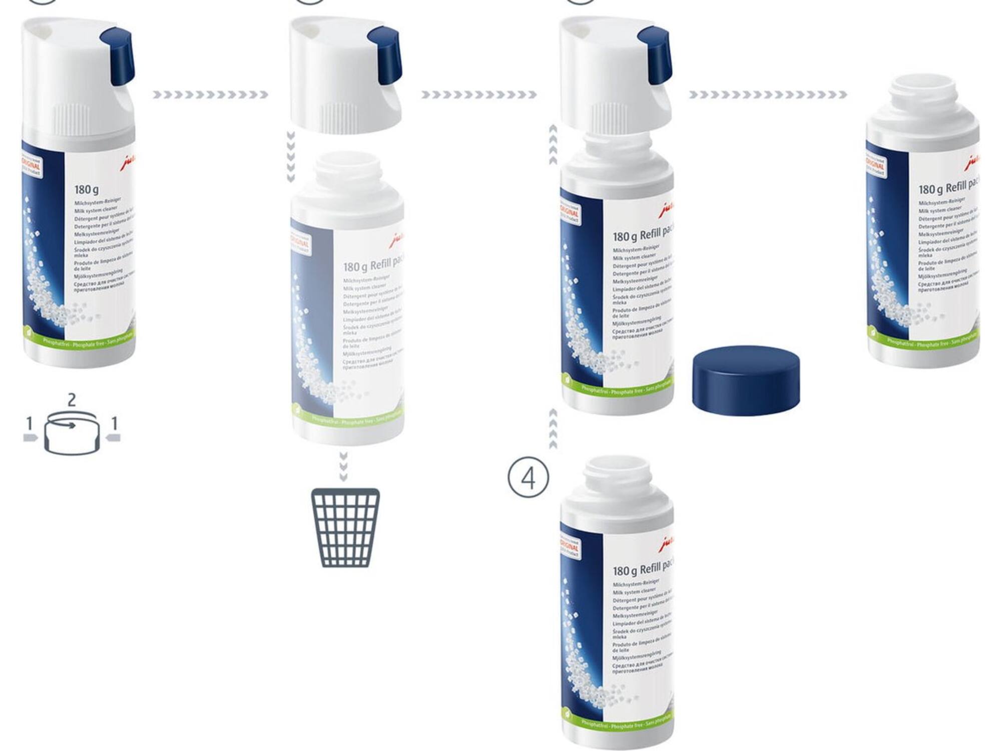 JURA Melksysteemreiniger 180gr minitabletten