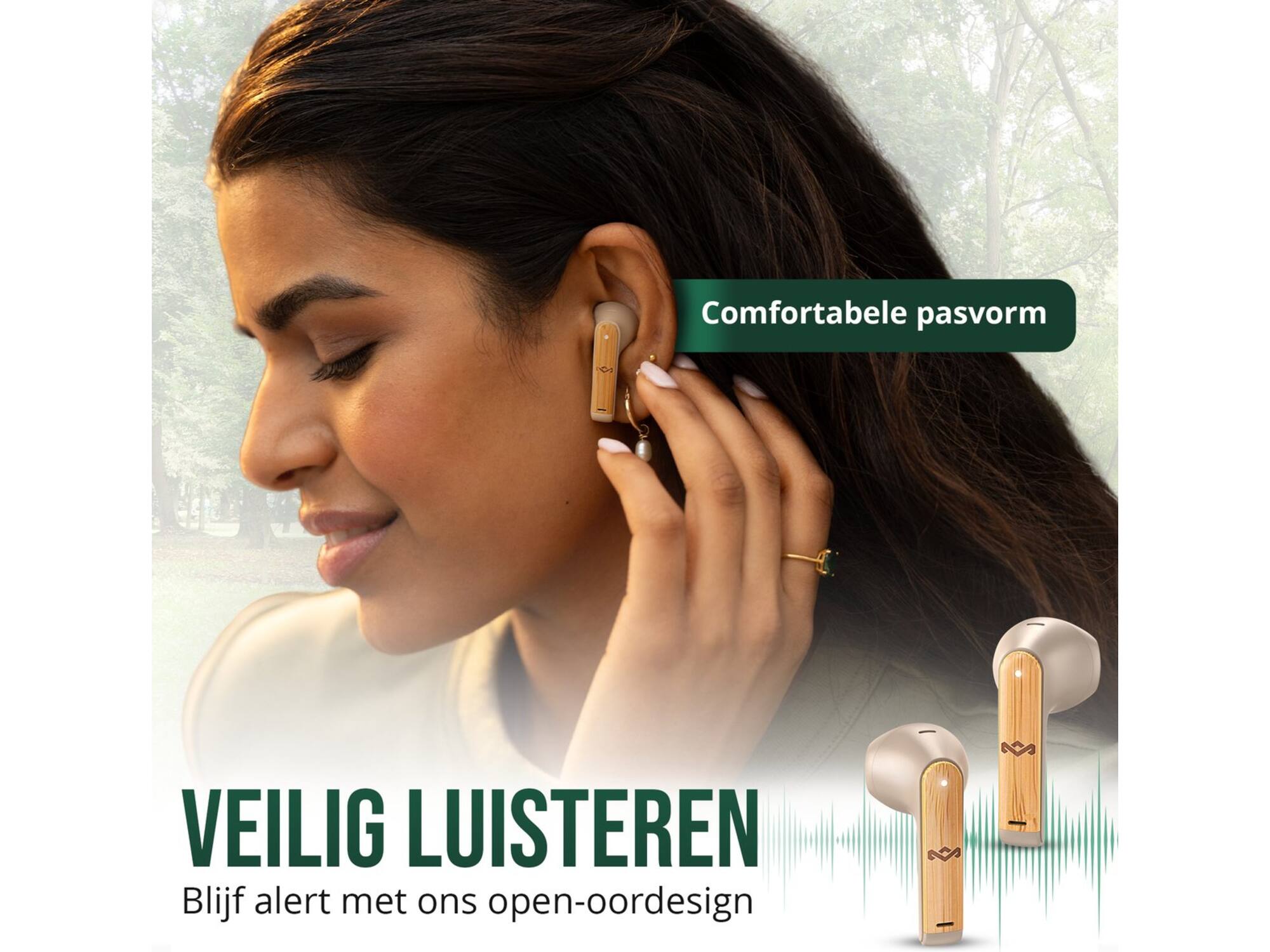 House of Marley Zion True Wireless Cream