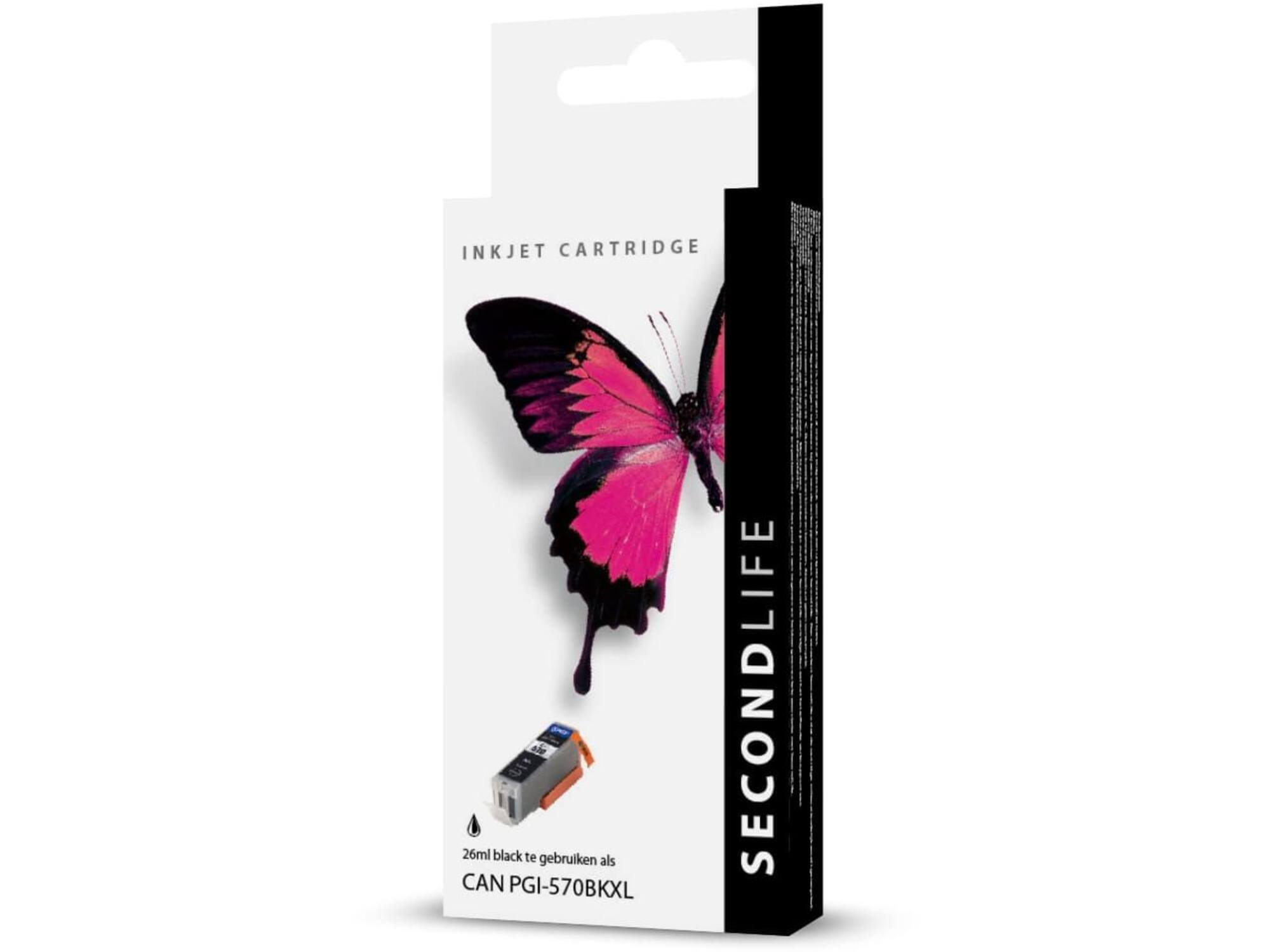 SecondLife Canon PGI 570 XL zwart